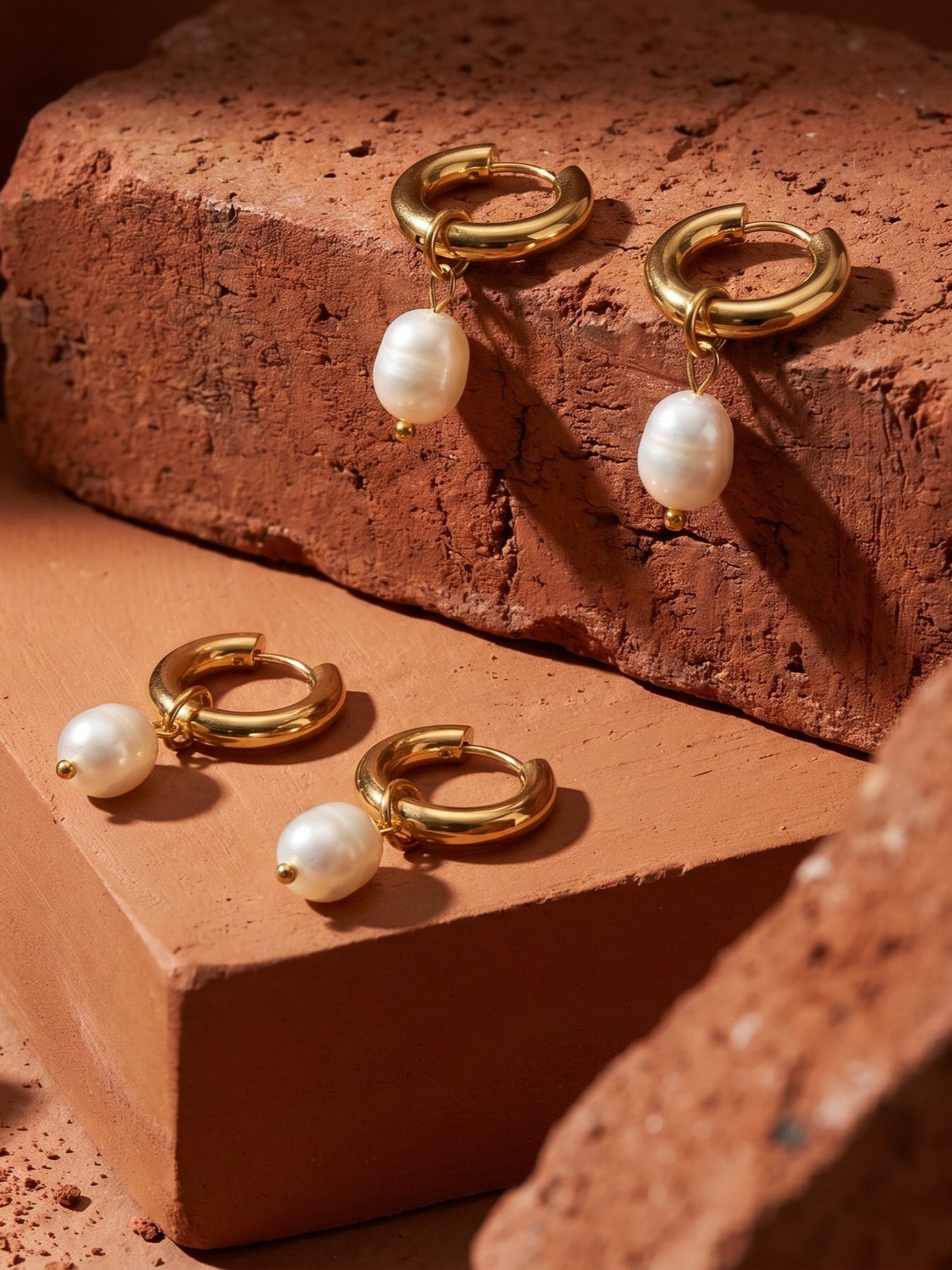 Chunky Hoop Earrings