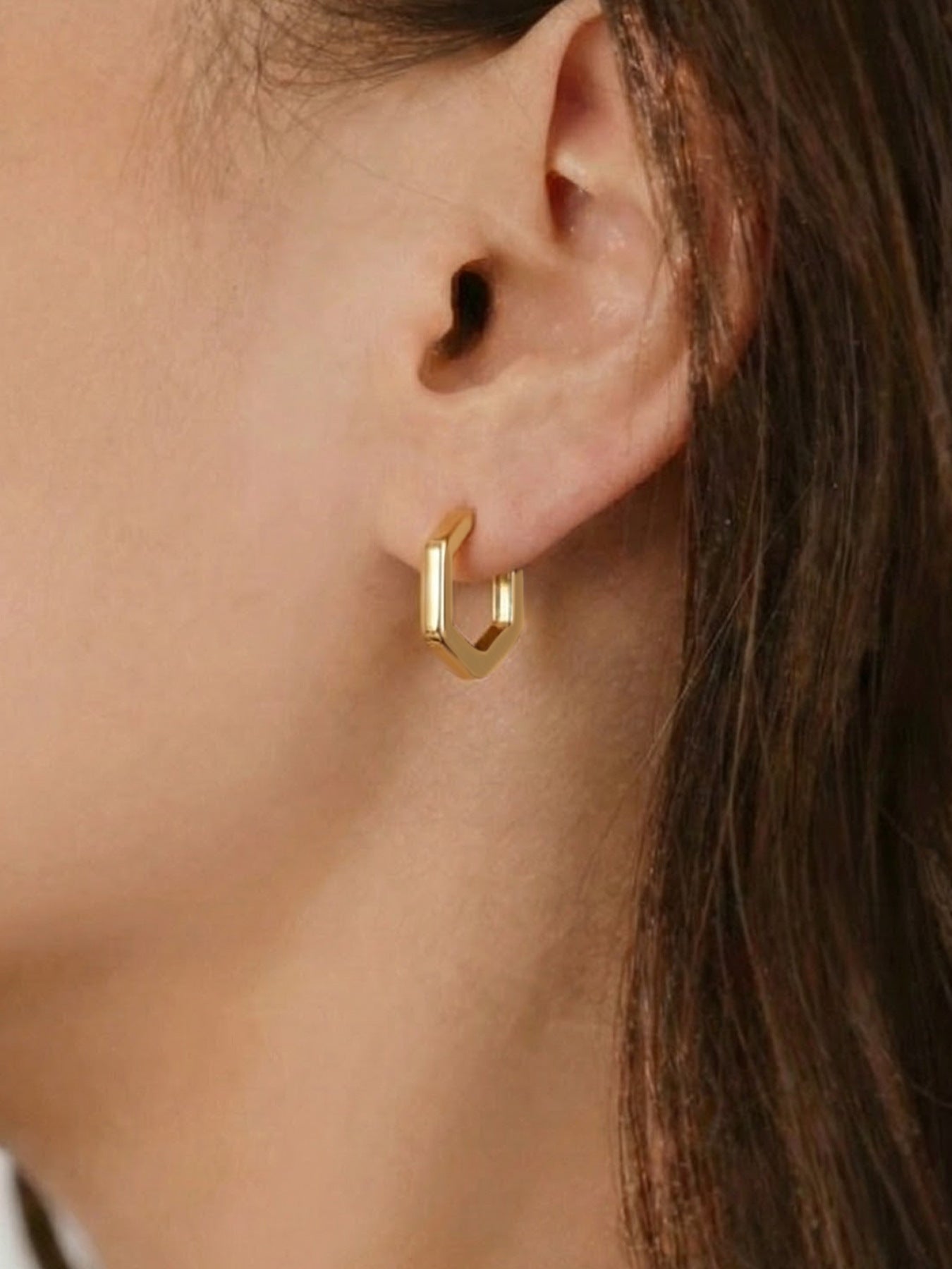 Classic Hexa Hoop Earrings
