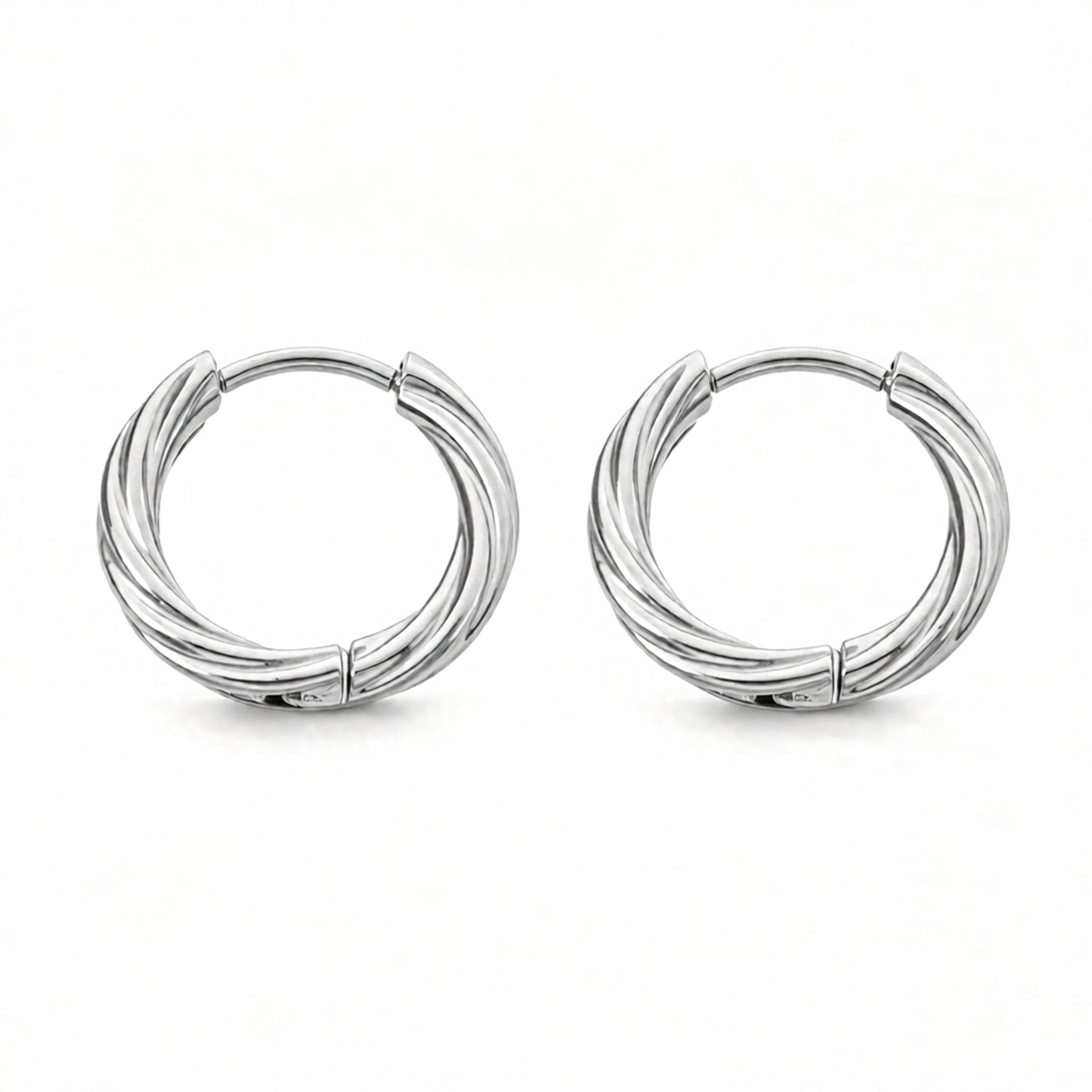 Essential Twist Hoop Earrings