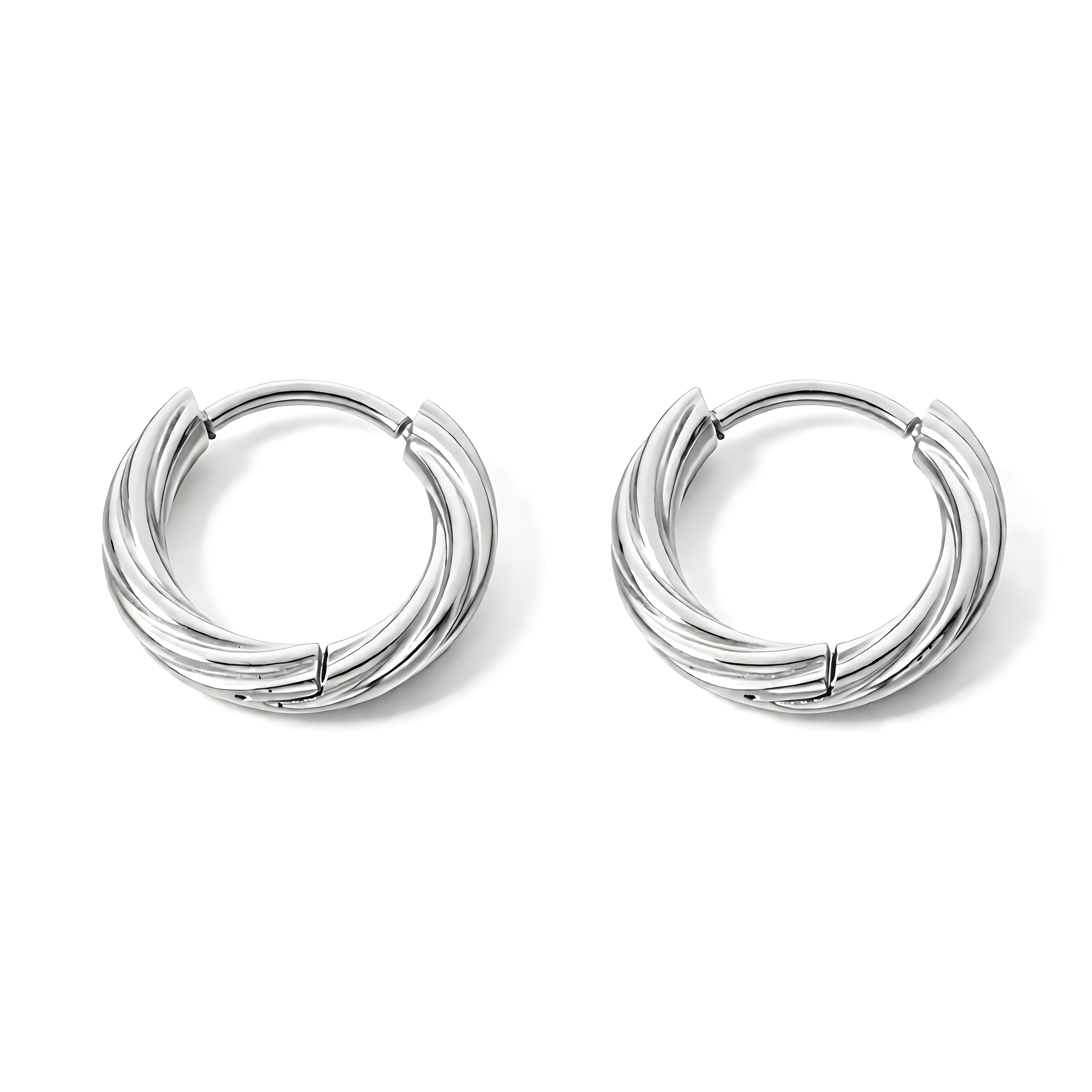 Essential Twist Hoop Earrings