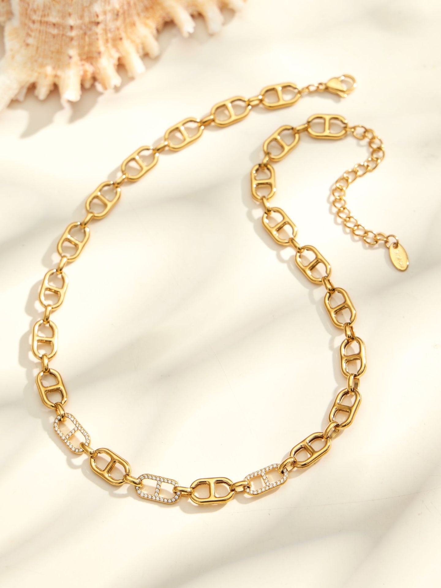 Anchor Link Necklace