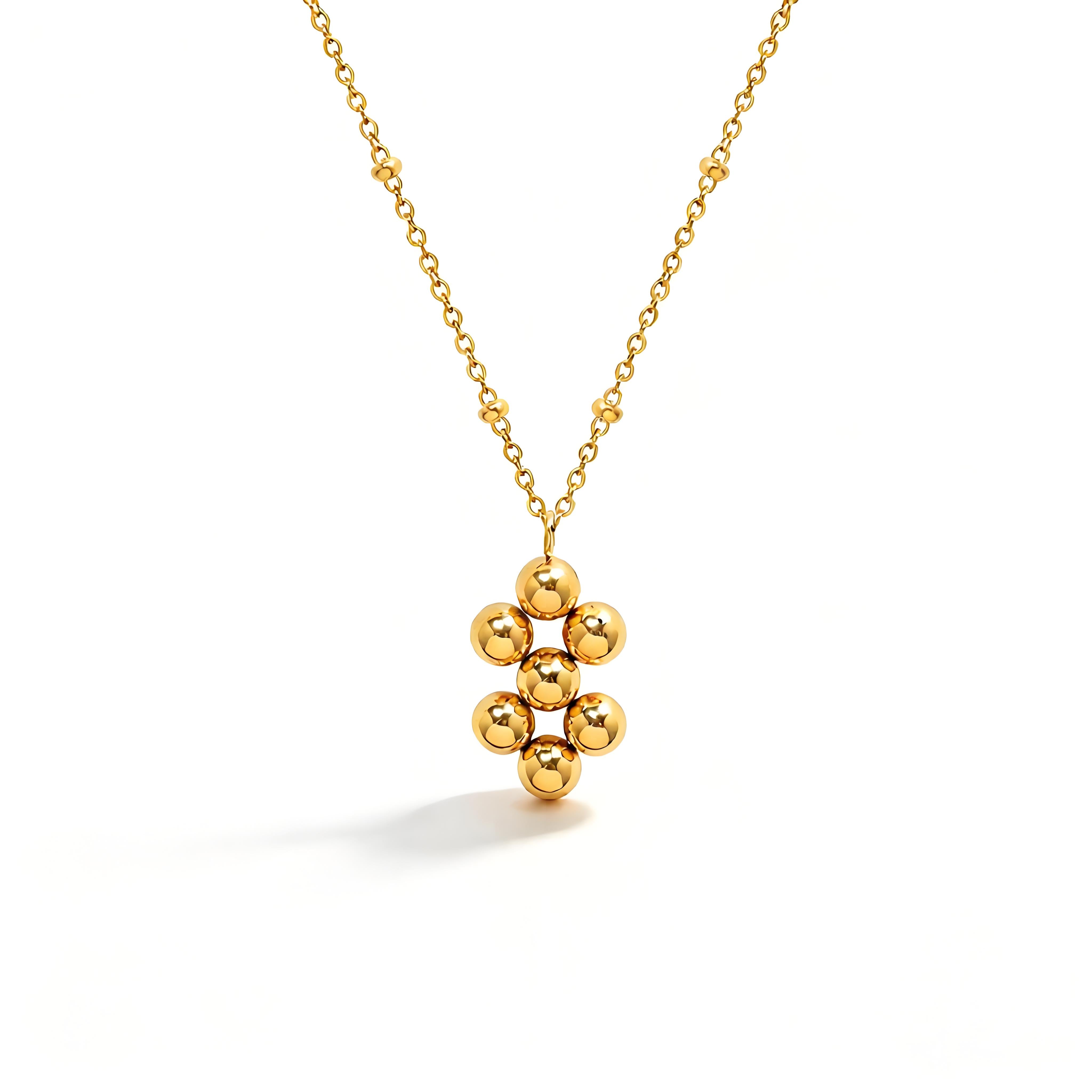 Sphere Cluster Necklace