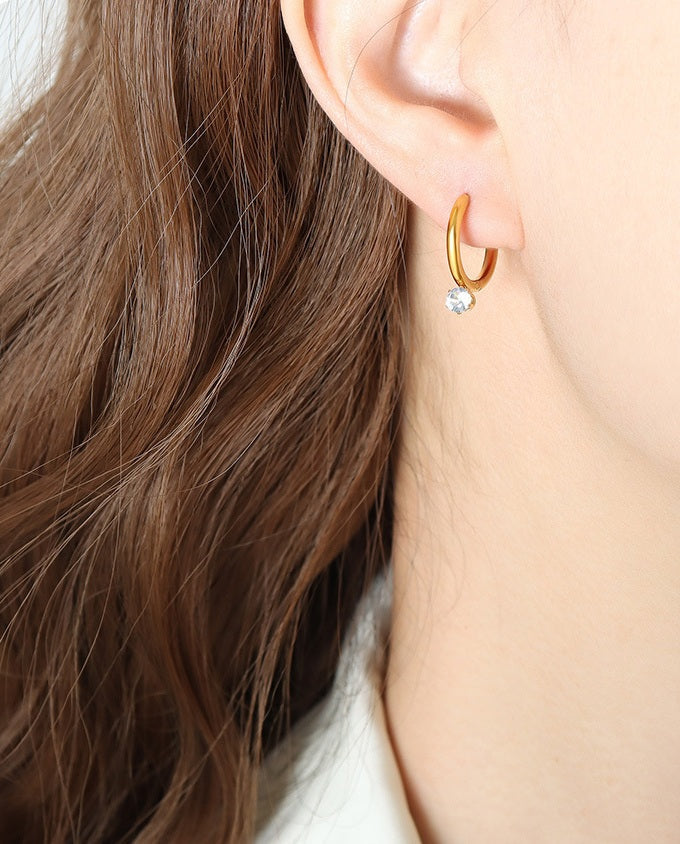 Classic Sparkle Drop Earring - Moonix