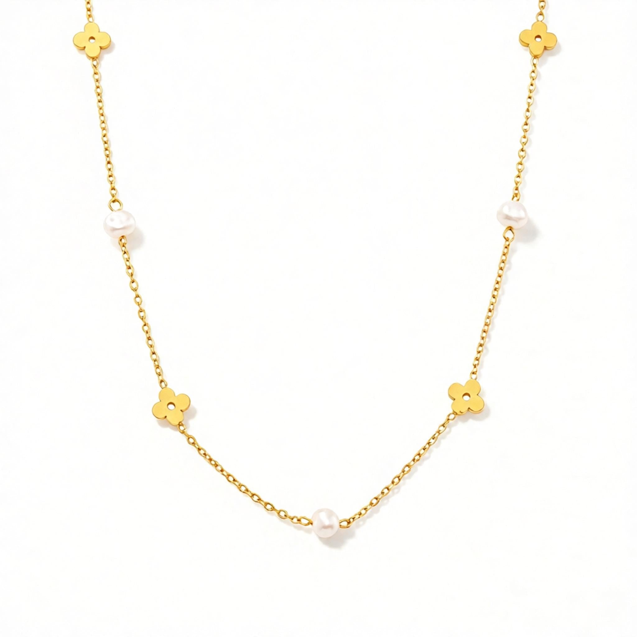 Clover Pearl Bracelet - Moonix
