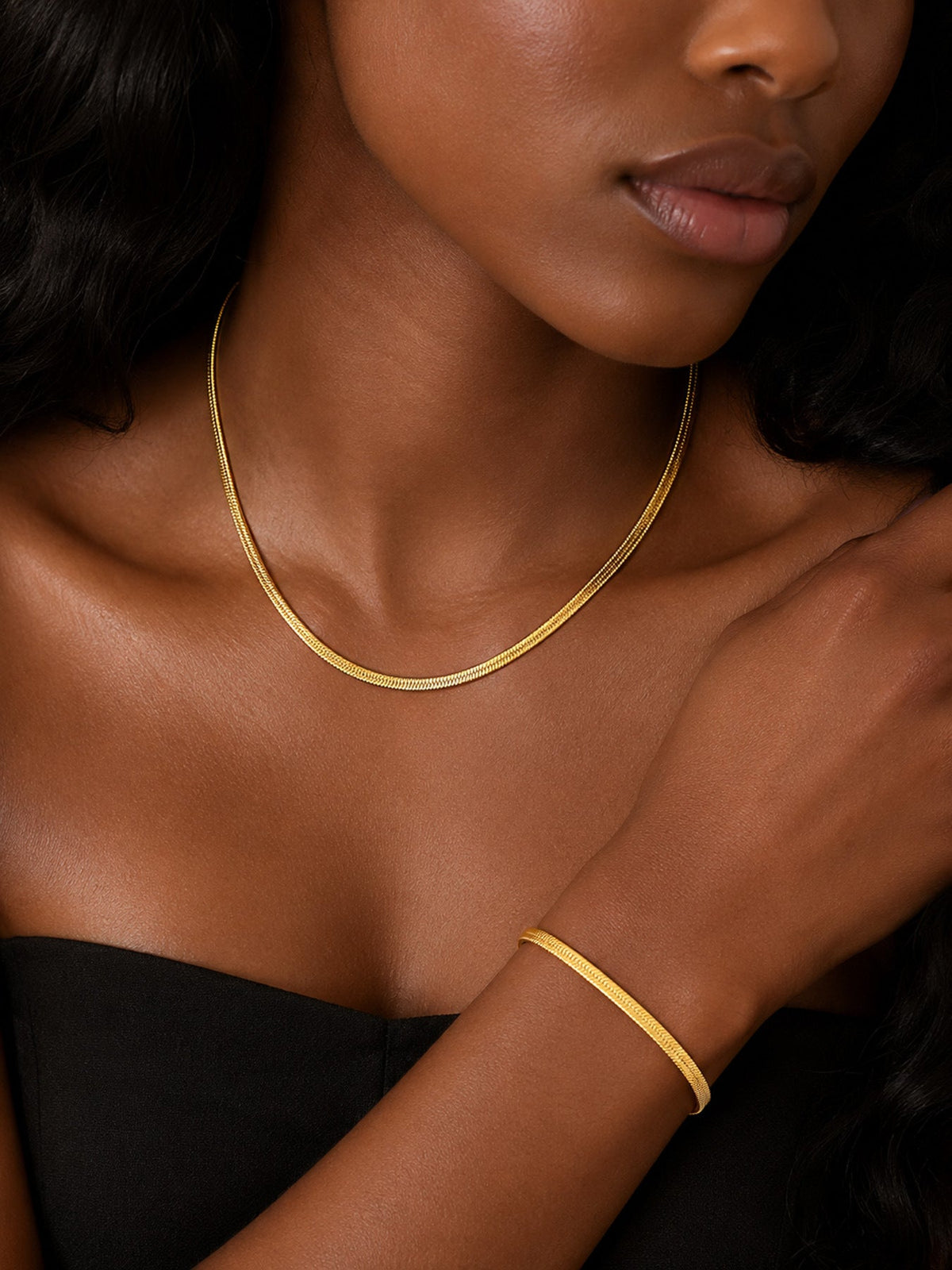 Essentials Snake Chain Bracelet - Moonix