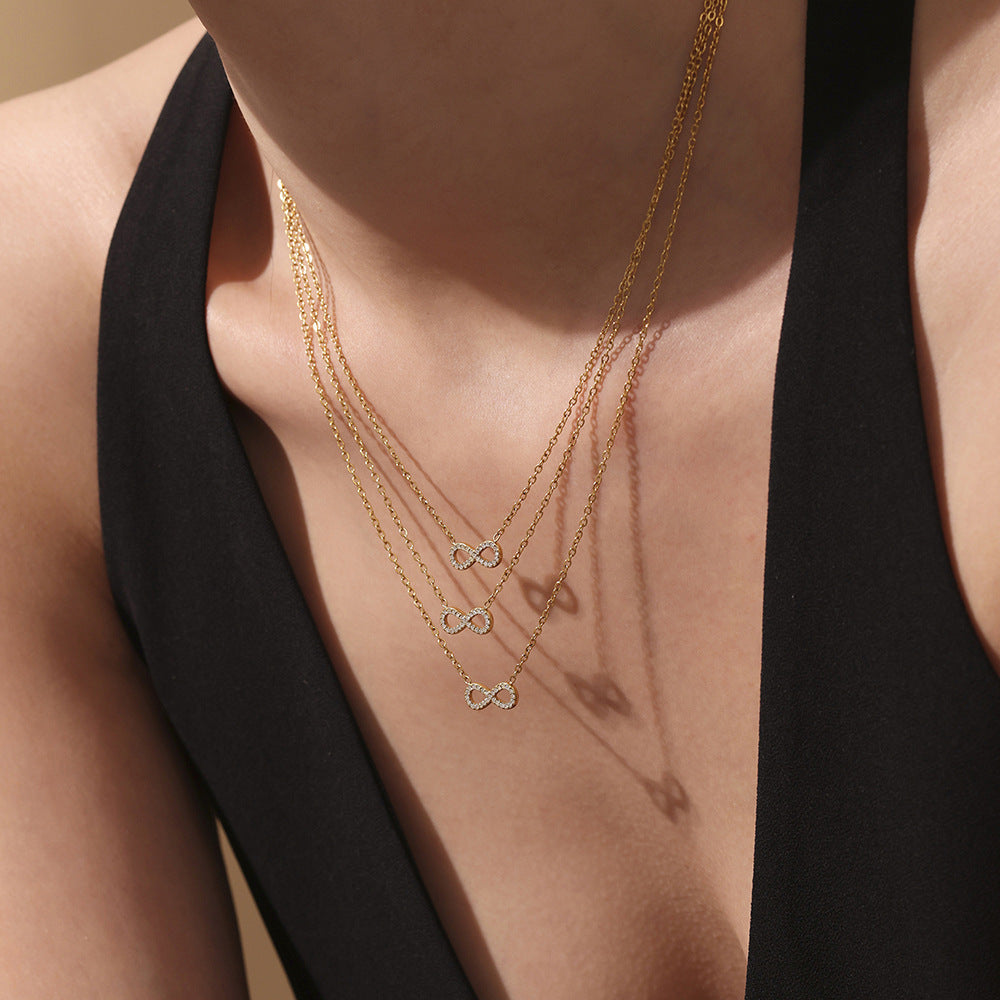 Eternity Loop Necklace - Moonix