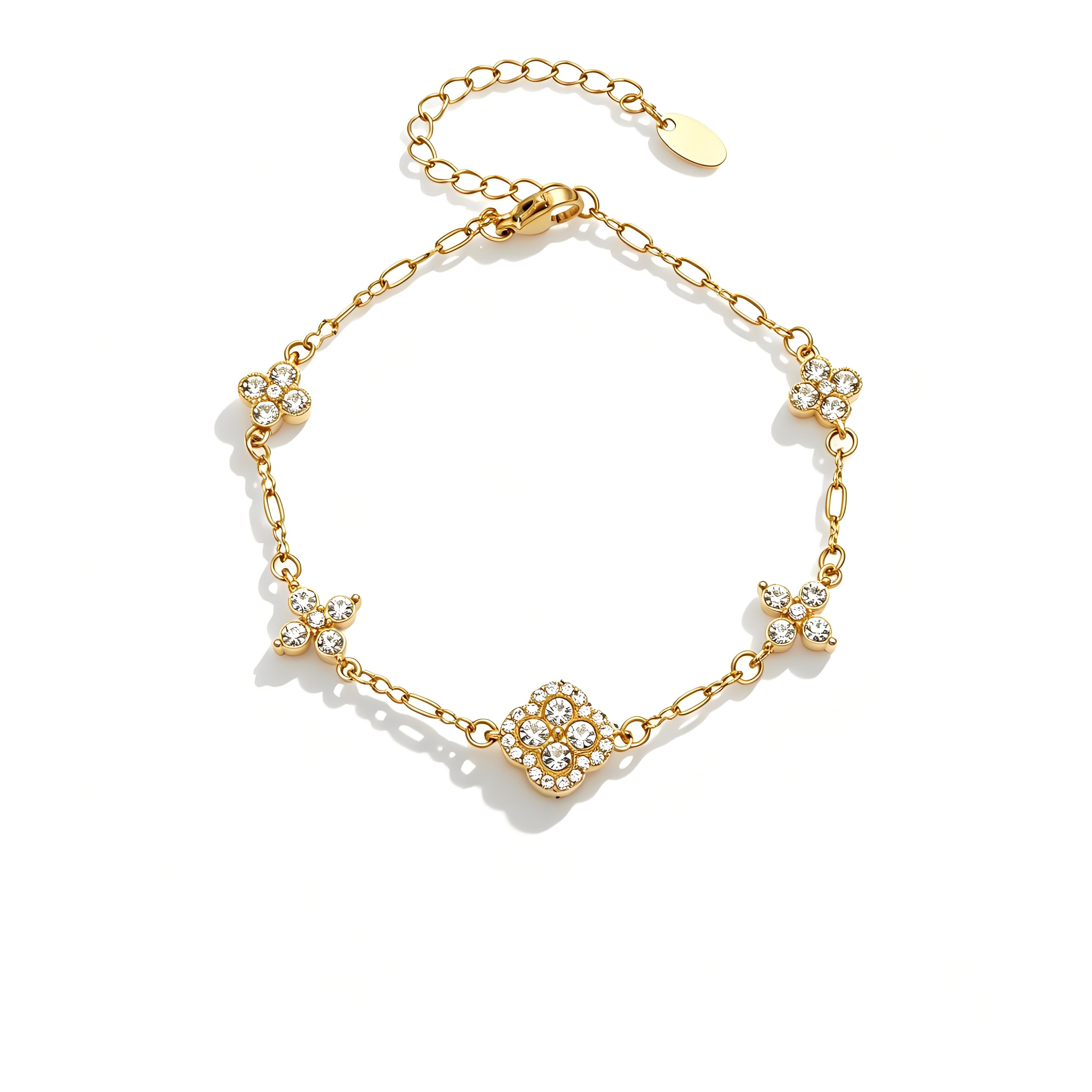 Fortune Clover Bracelet - Moonix