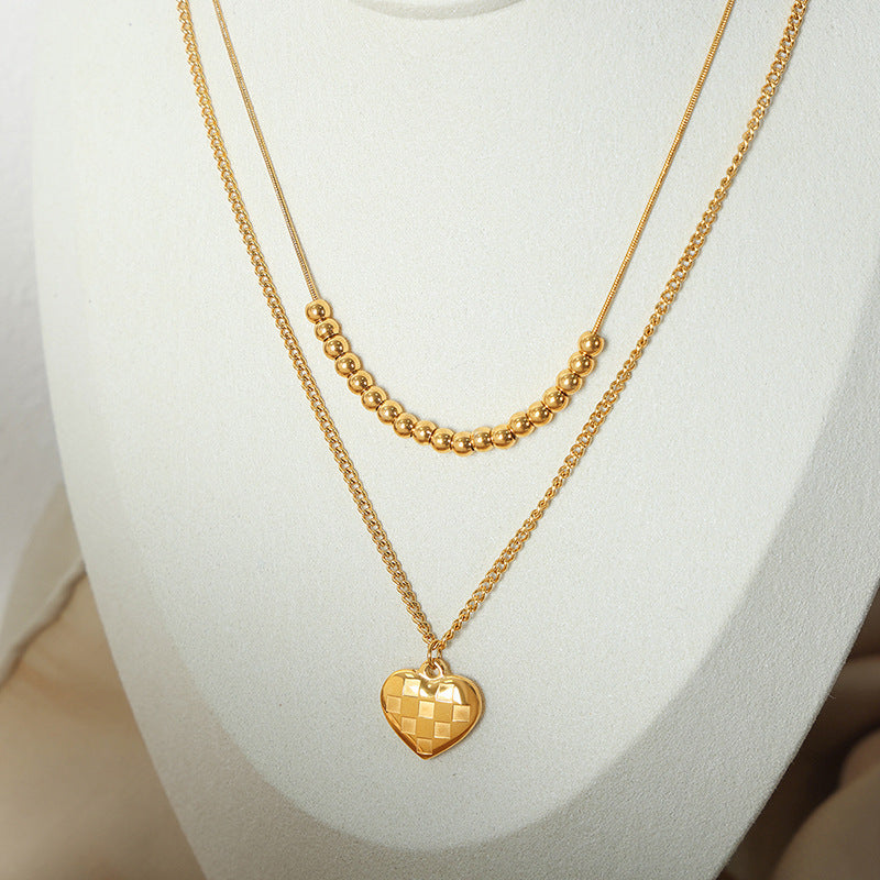 Lattice Heart Necklace - Moonix