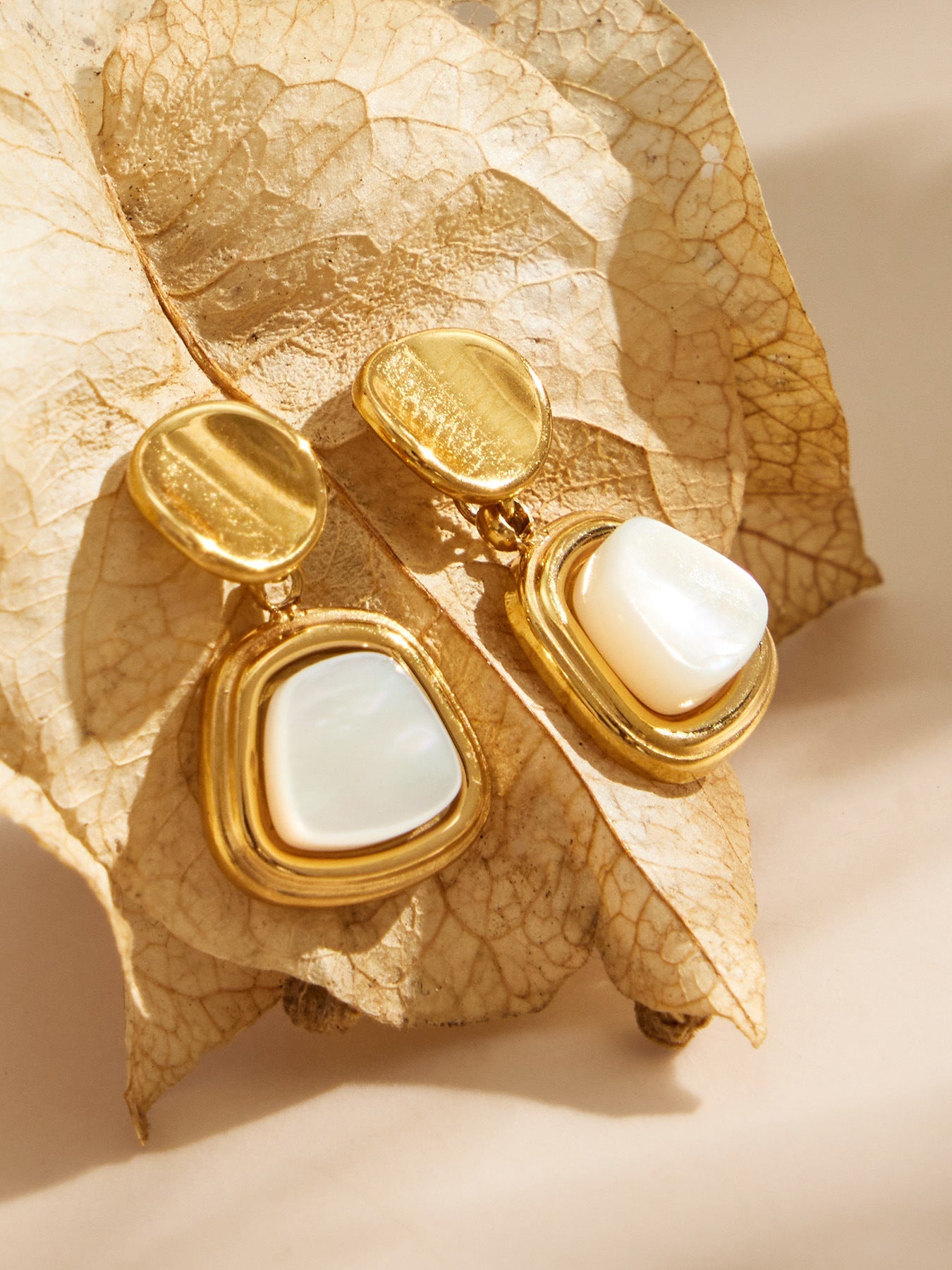 Lustre Pearl Drop Earrings - Moonix