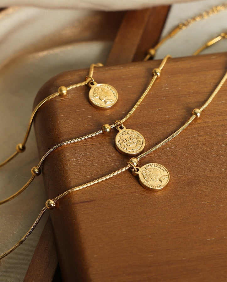Monarch Coin Bracelet - Moonix