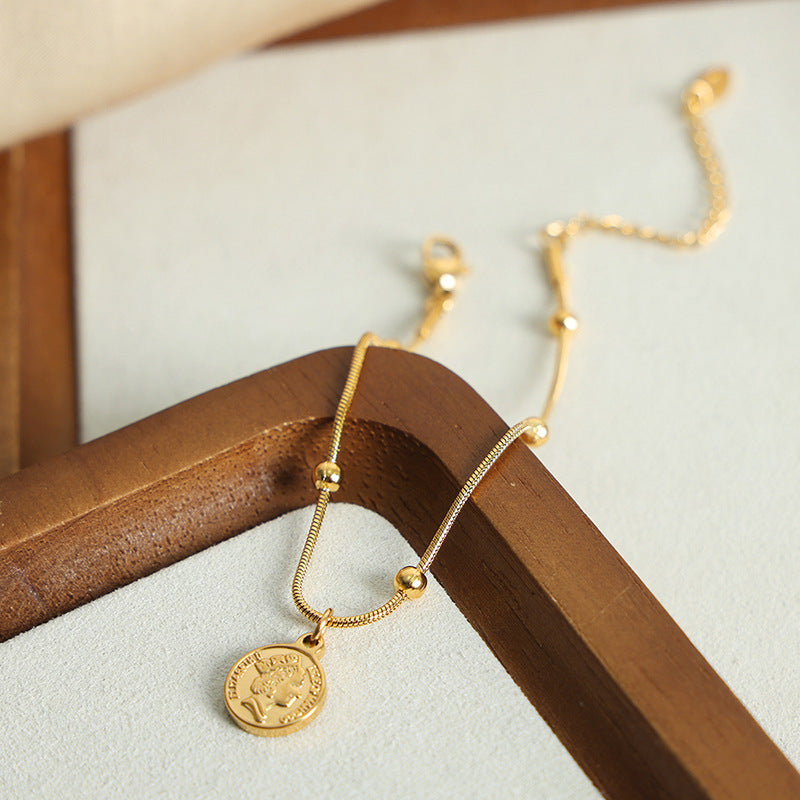 Monarch Coin Bracelet - Moonix