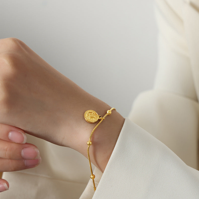 Monarch Coin Bracelet - Moonix