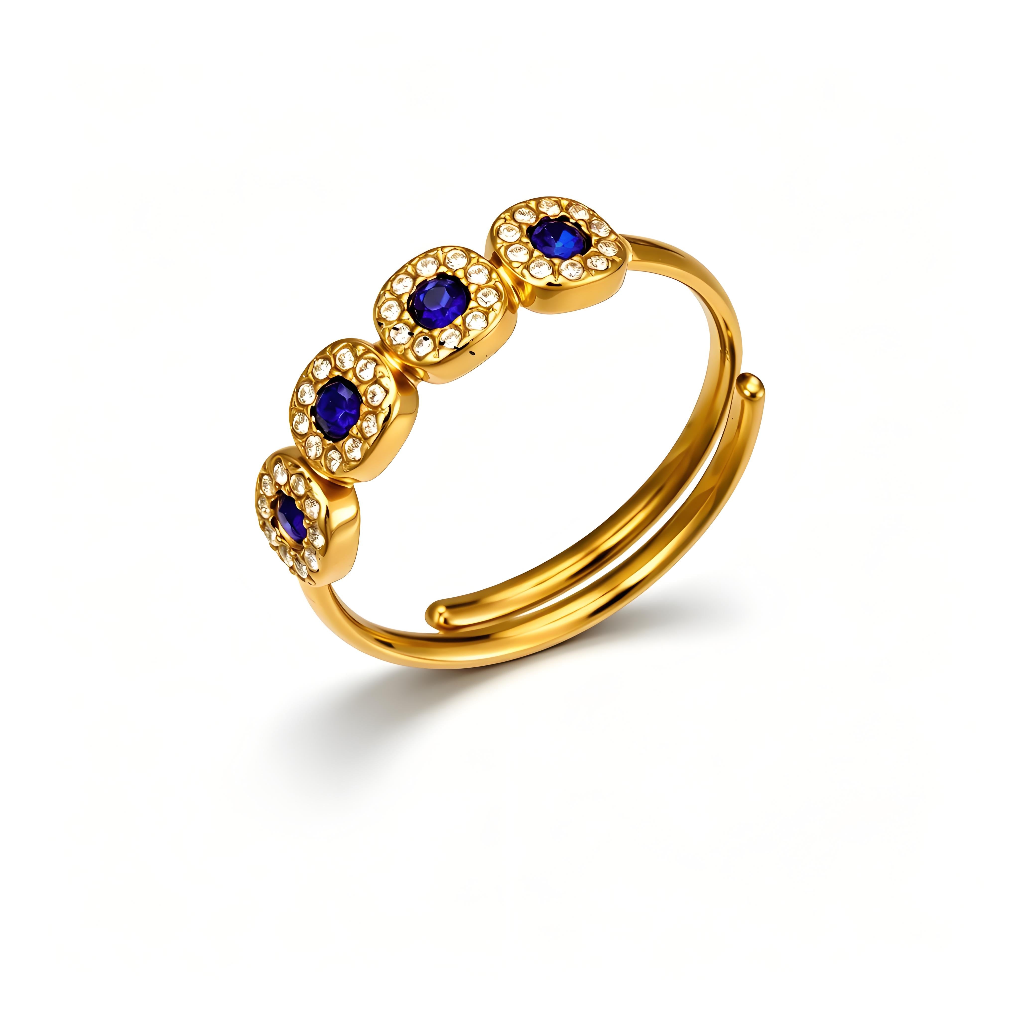 Petite Halo CZ Ring - Moonix