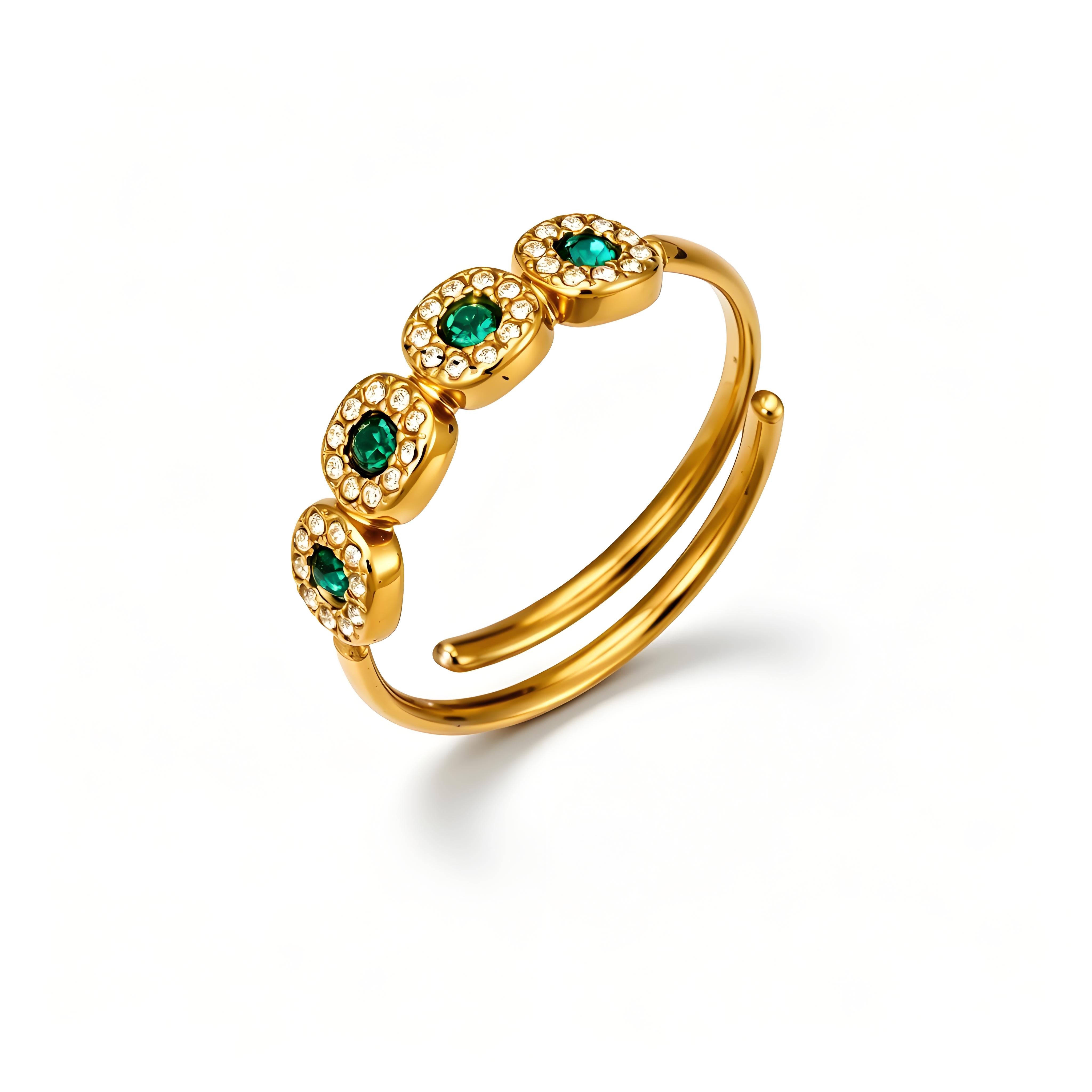 Petite Halo CZ Ring - Moonix