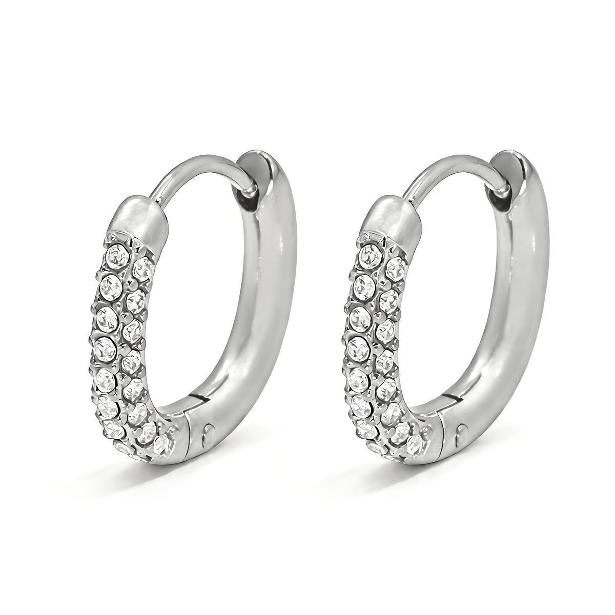Spark Curve Hoop Earring - Moonix