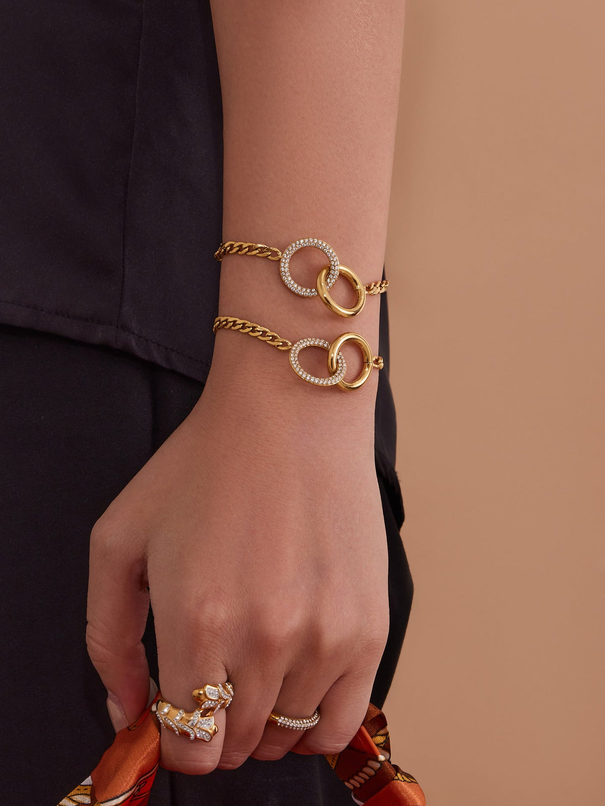 Twin Link Bracelet - Moonix