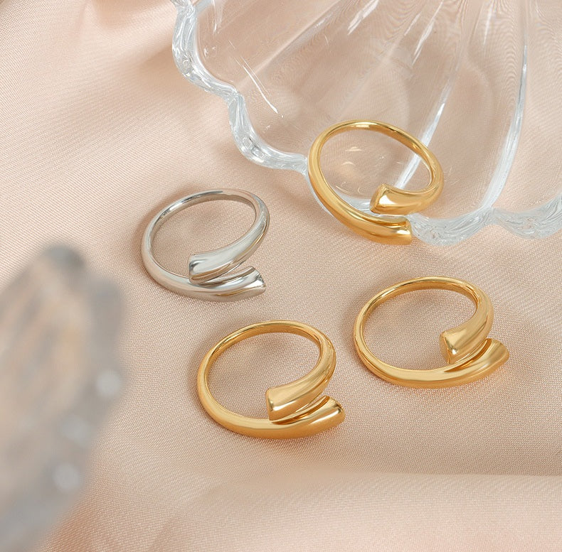 Wrap Open Band Ring - Moonix