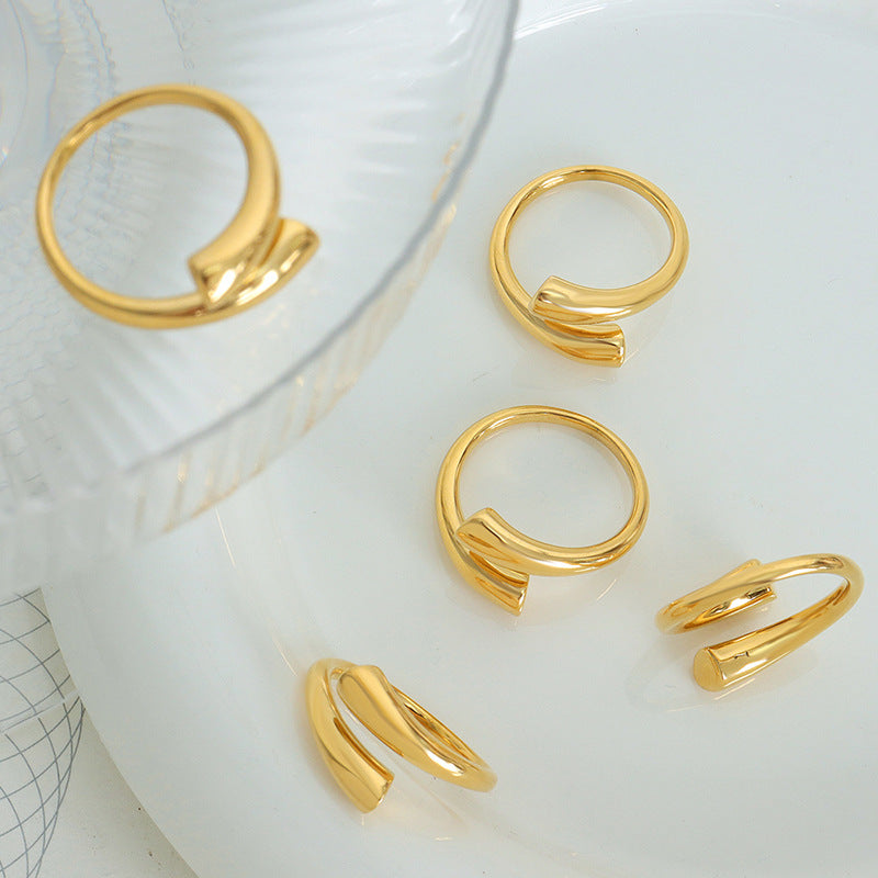 Wrap Open Band Ring - Moonix