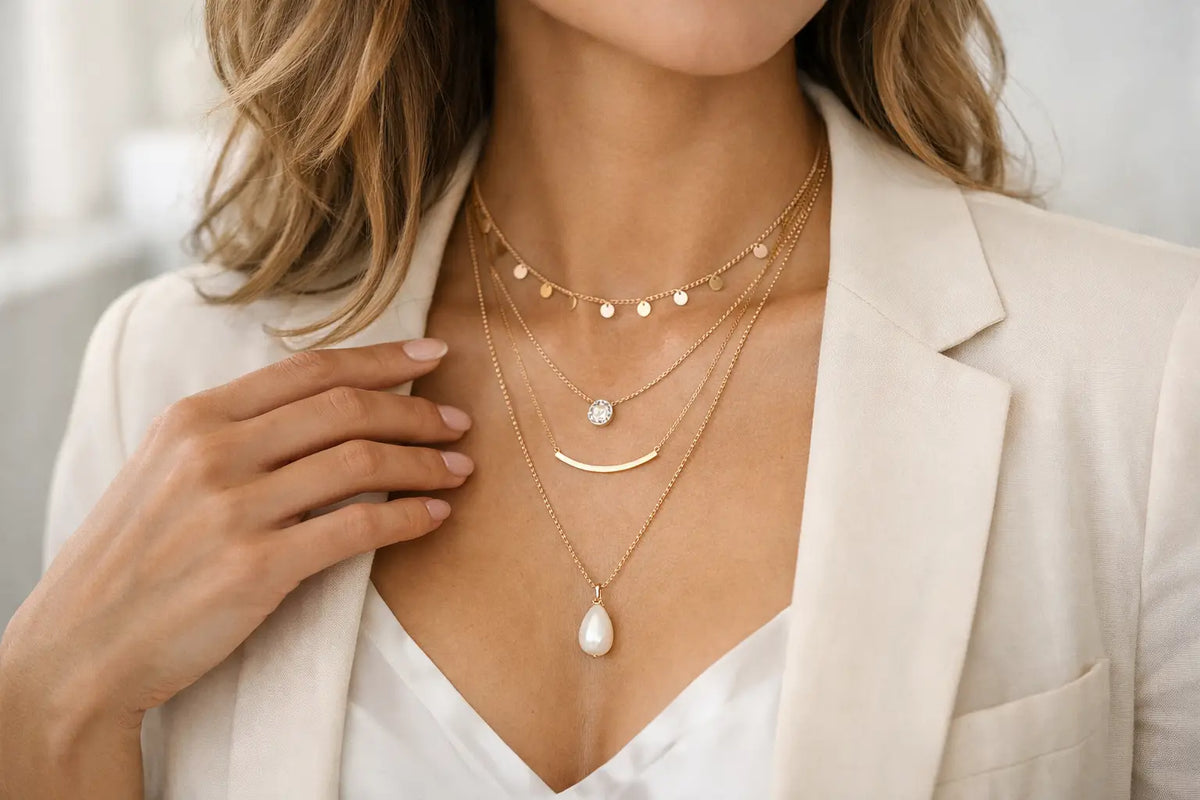 How to Style Layered Necklaces Every Day