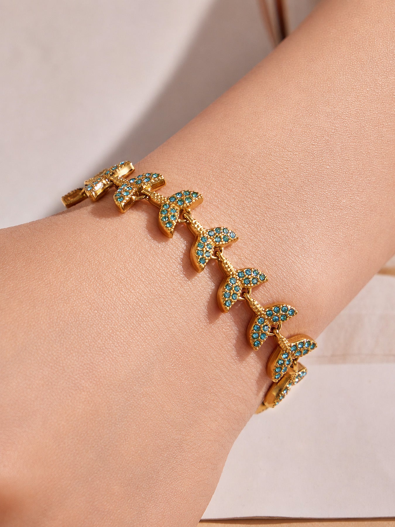 Mermaid Fin Chain Bracelet