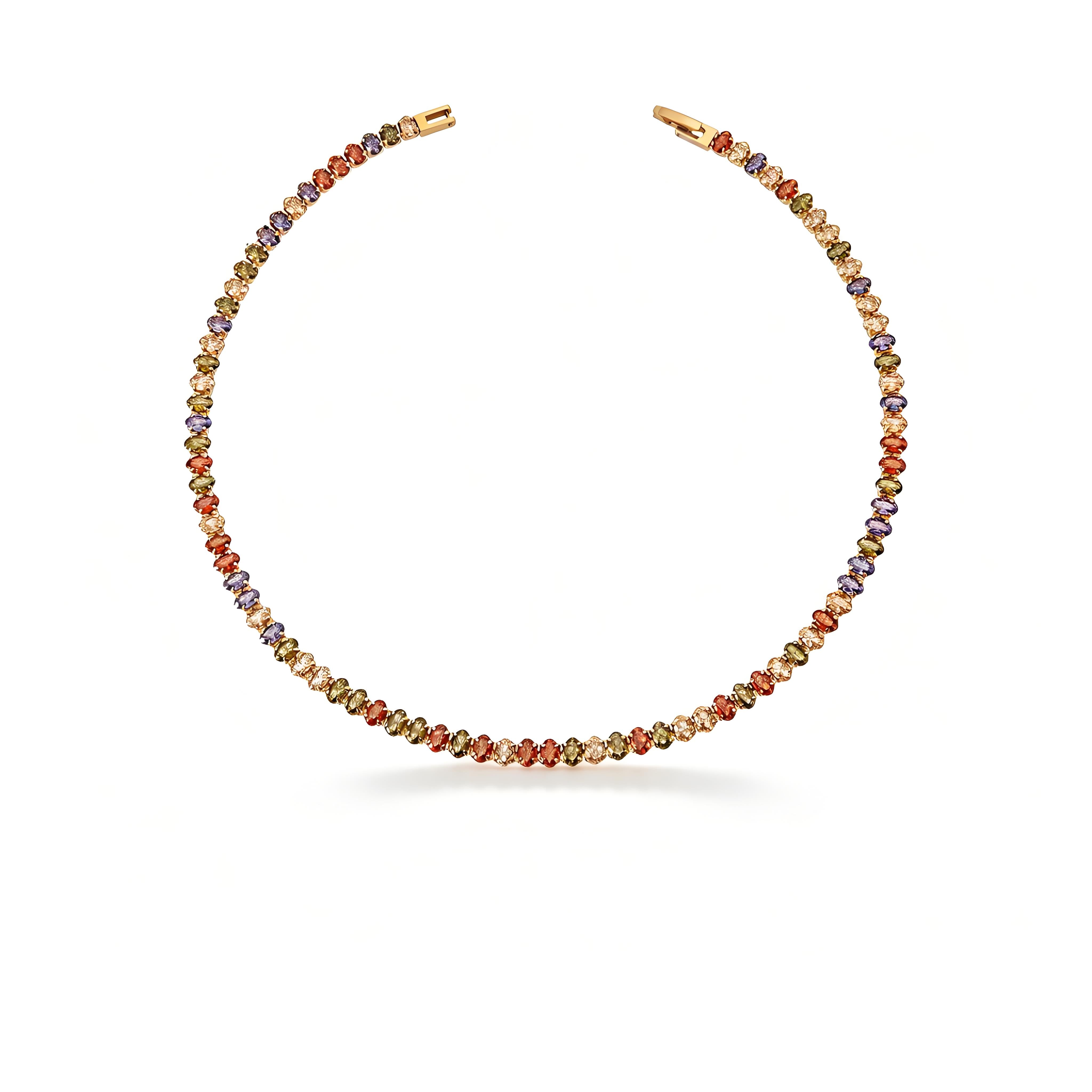 Elegant Classic Tennis Necklace