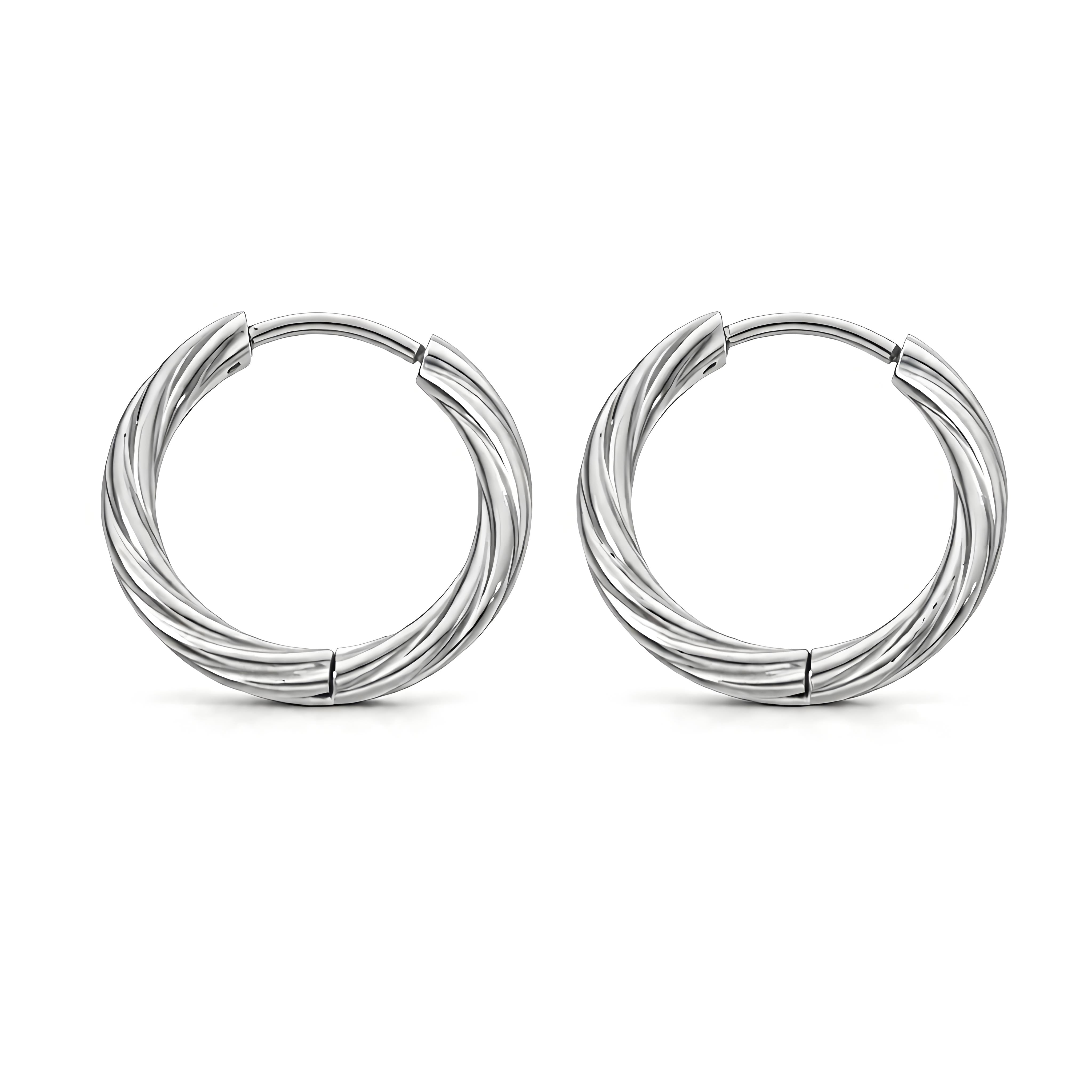 Essential Twist Hoop Earrings