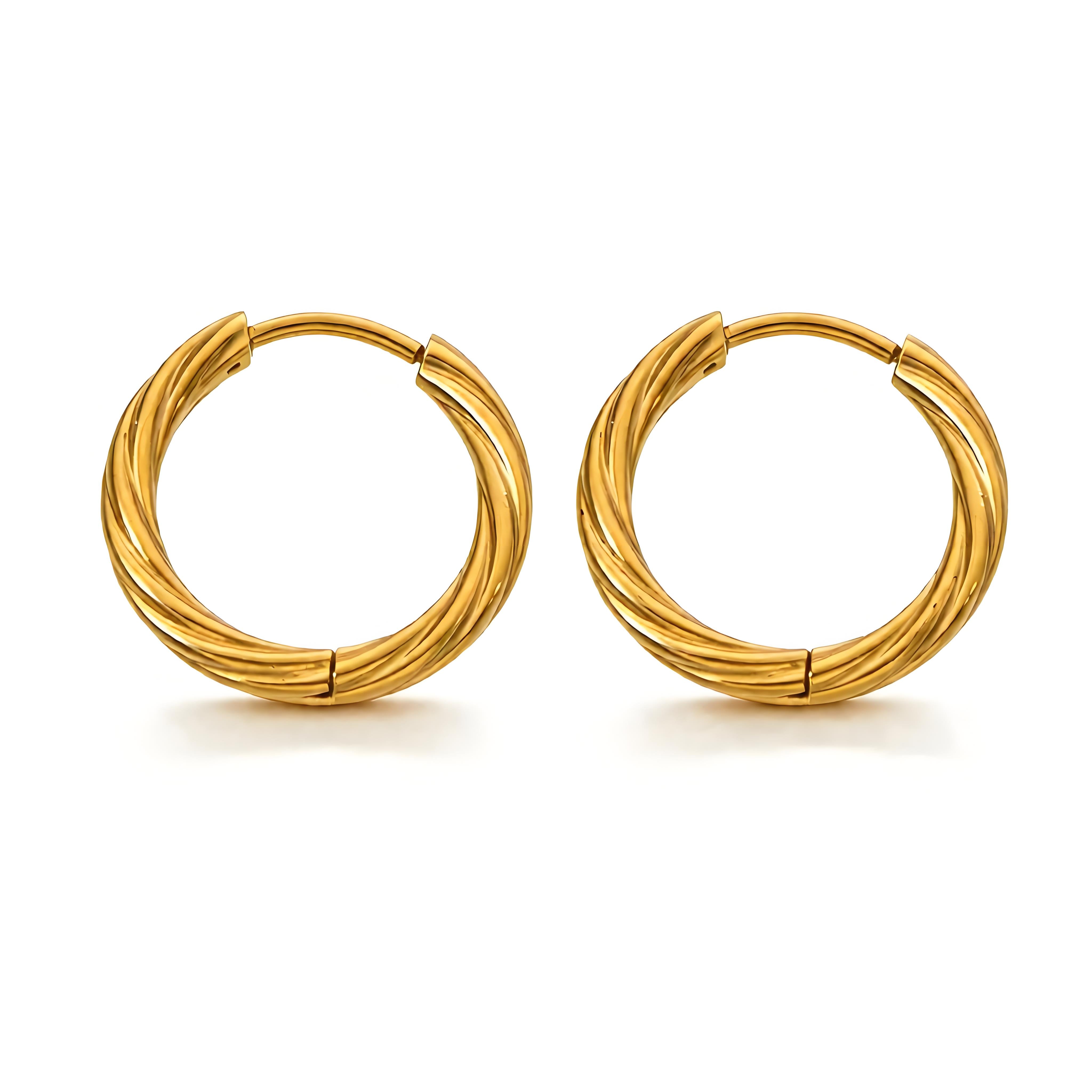 Essential Twist Hoop Earrings