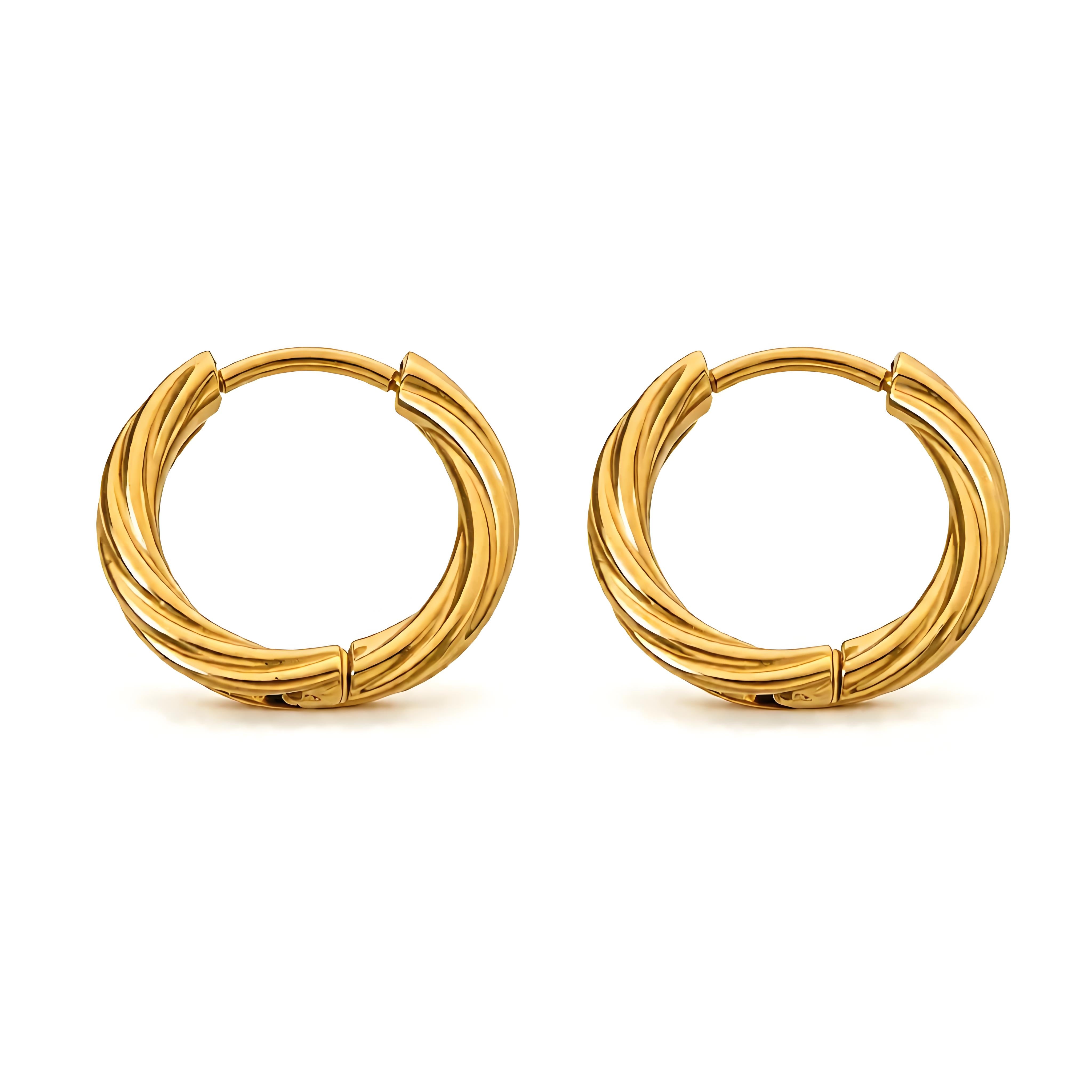 Essential Twist Hoop Earrings