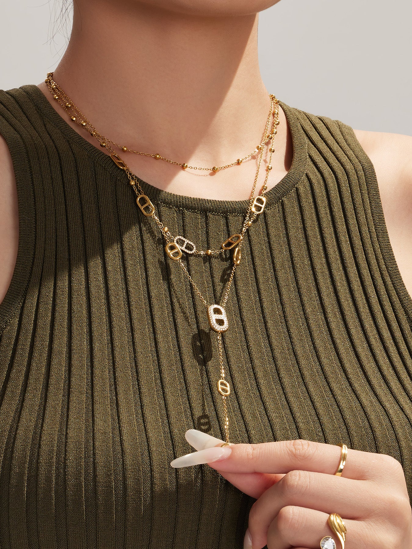 Luminal Art Y-Chain Necklace