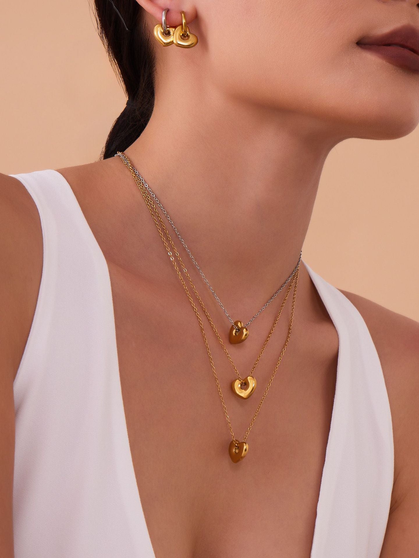 Chubby Heart Earring