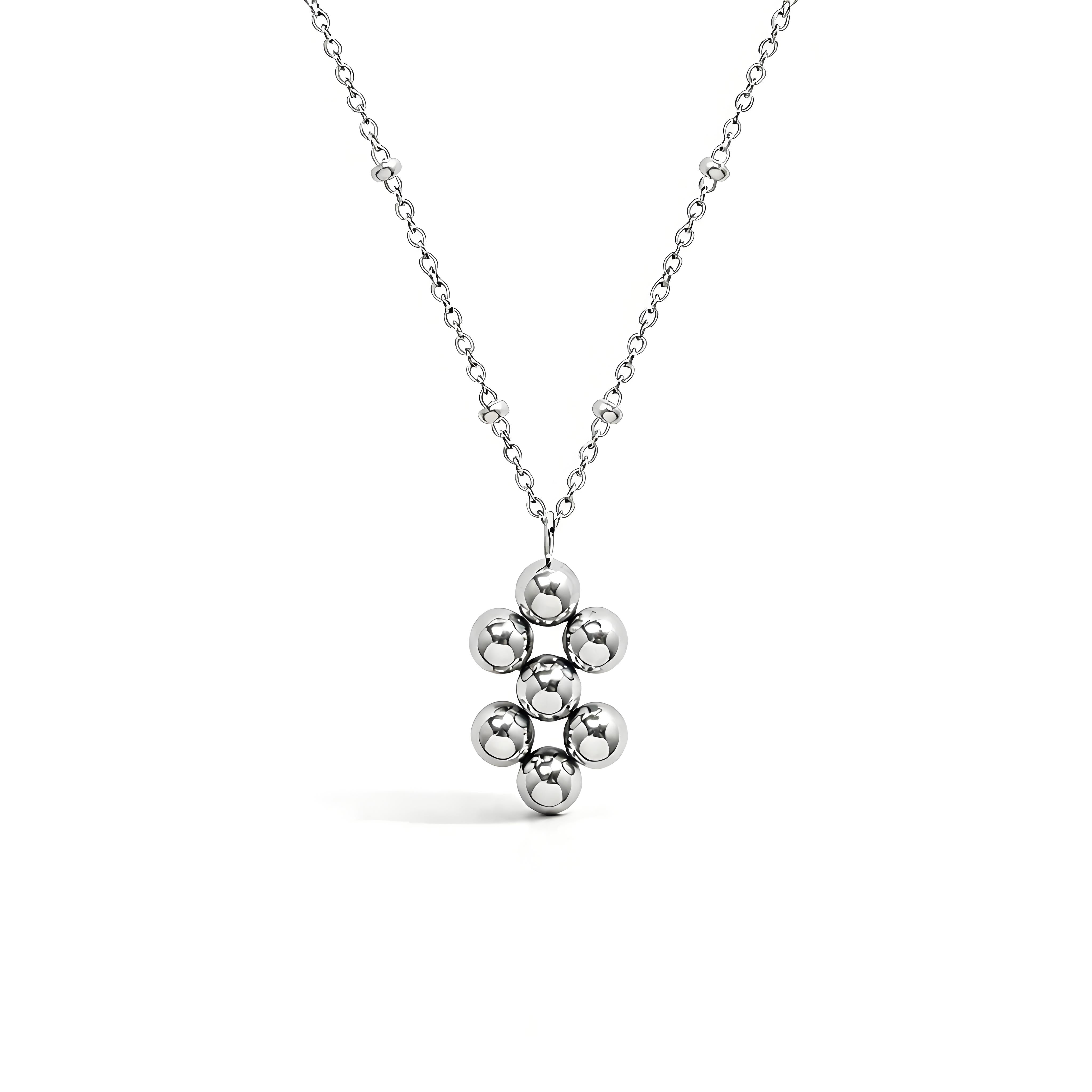 Sphere Cluster Necklace