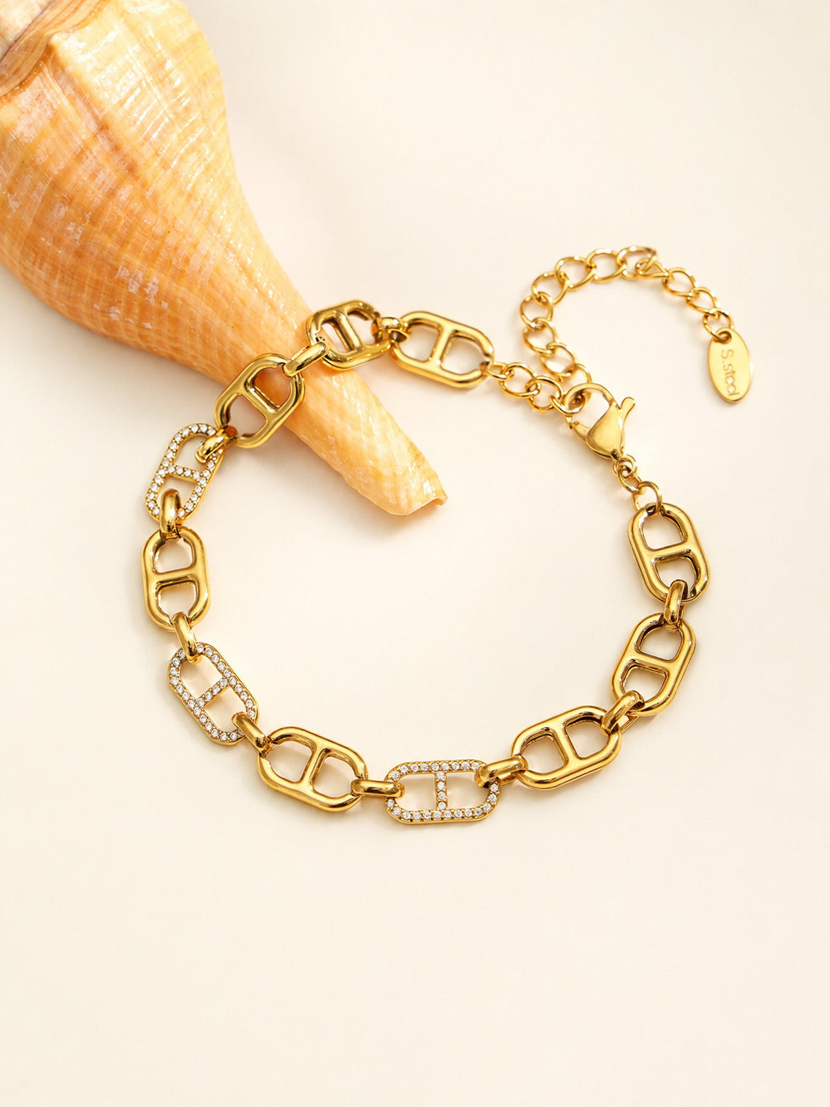Anchor Link Bracelet - Moonix