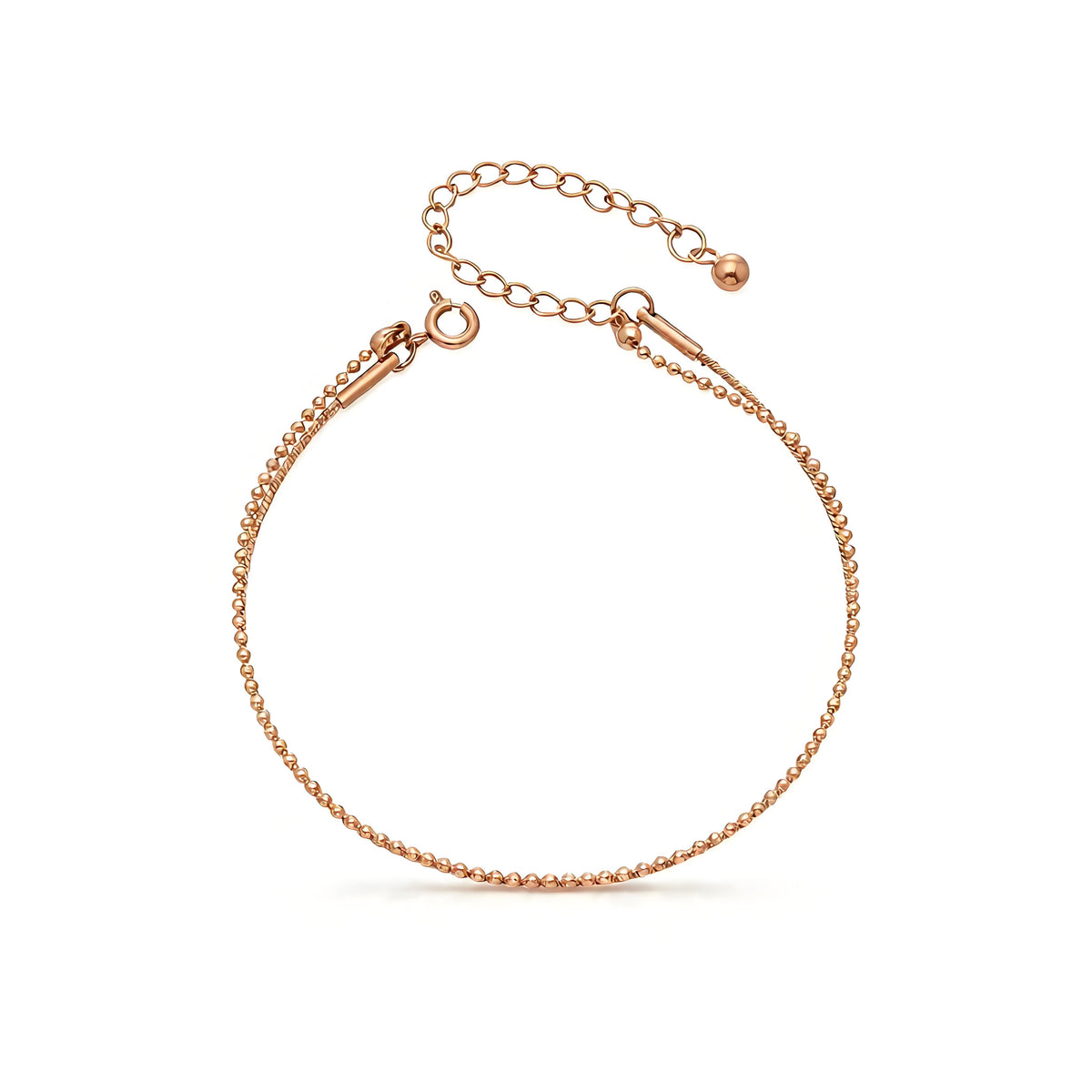 Bead & Snake Chain Bracelet - Moonix