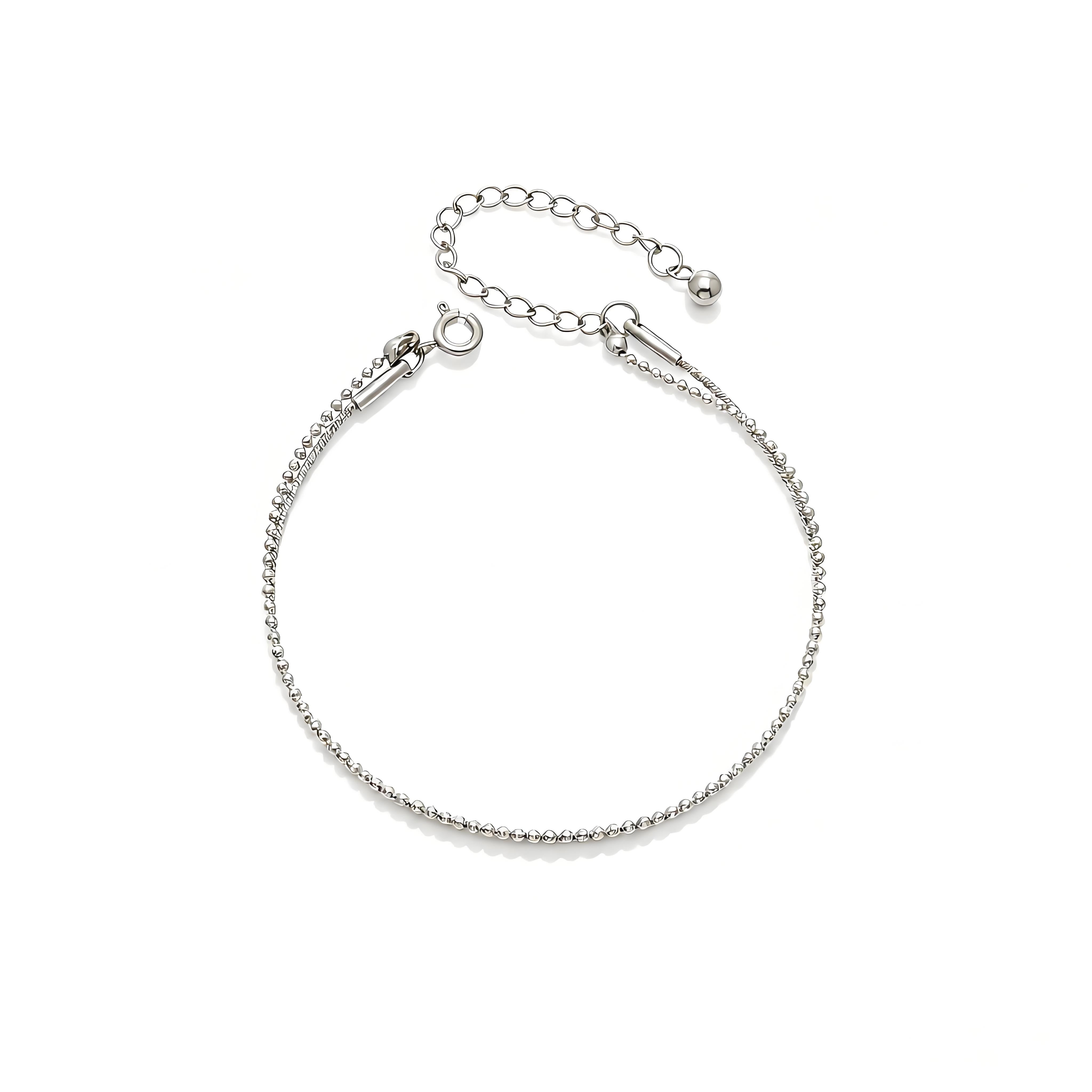 Bead & Snake Chain Bracelet - Moonix
