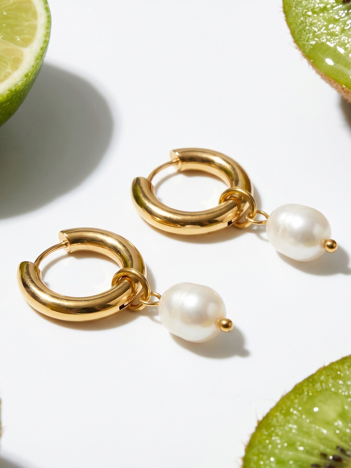 Chunky Hoop Earrings - Moonix