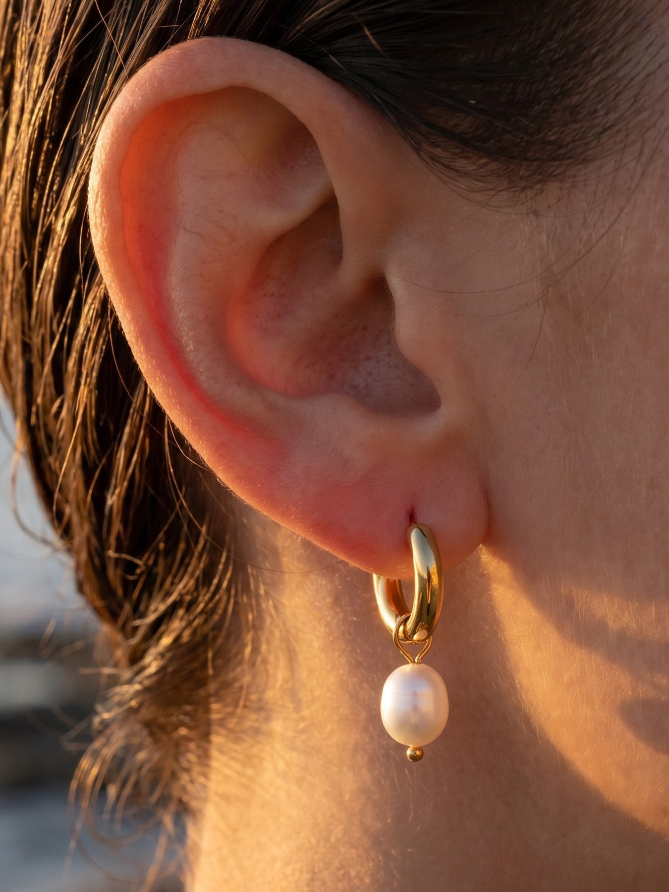 Chunky Hoop Earrings - Moonix