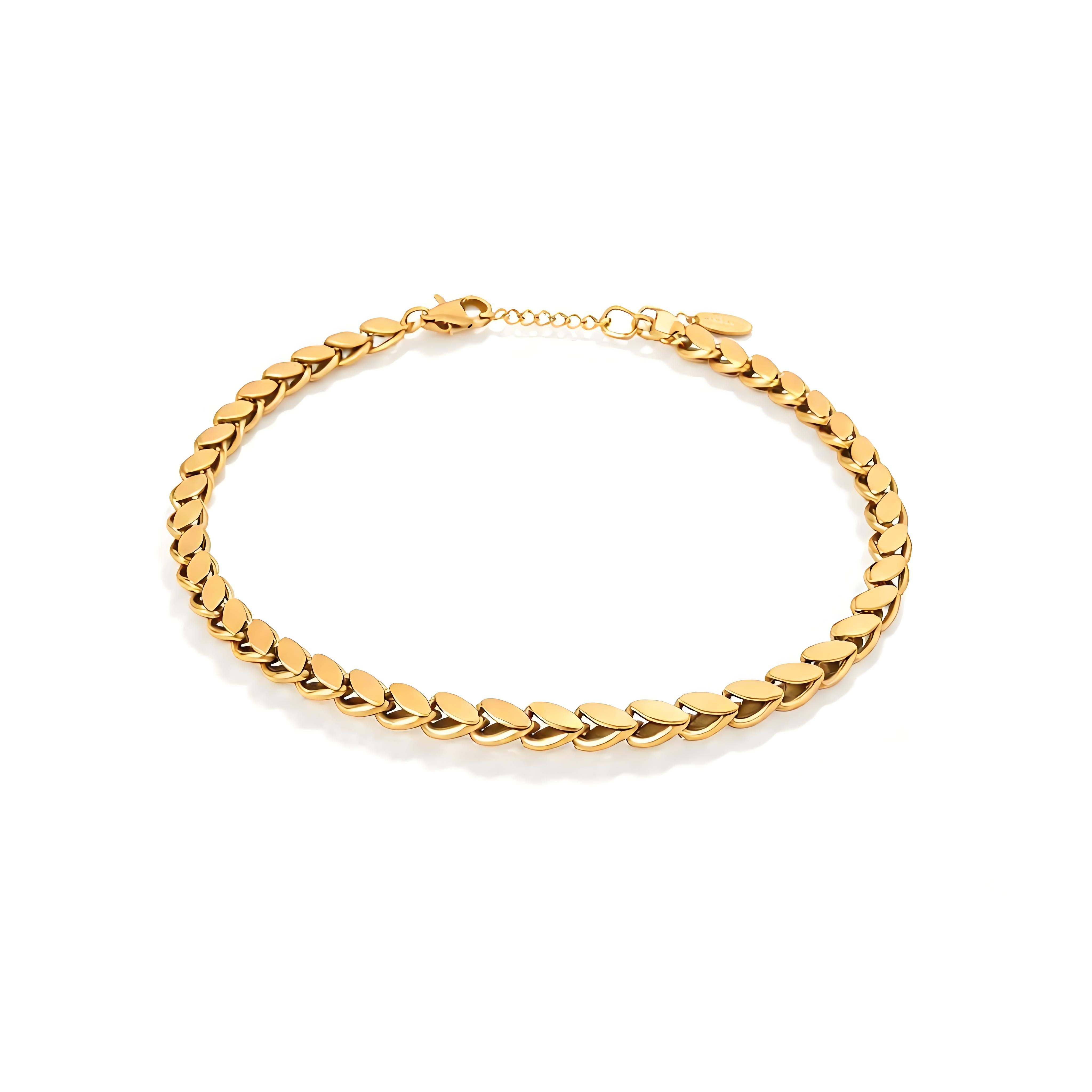 Classic Ridge Link Bracelet - Moonix