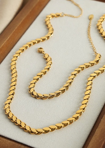 Classic Ridge Link Bracelet - Moonix