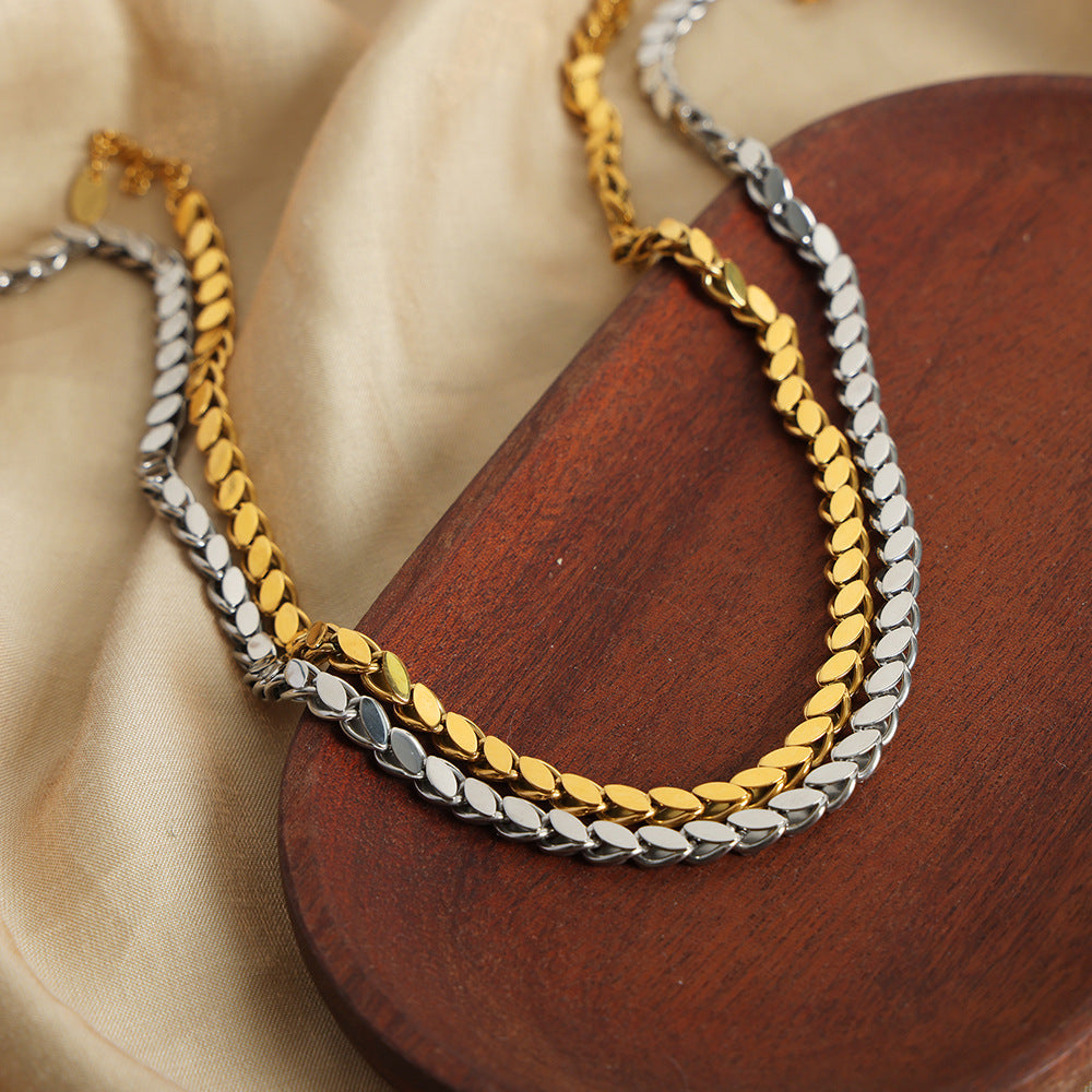Classic Ridge Link Bracelet - Moonix