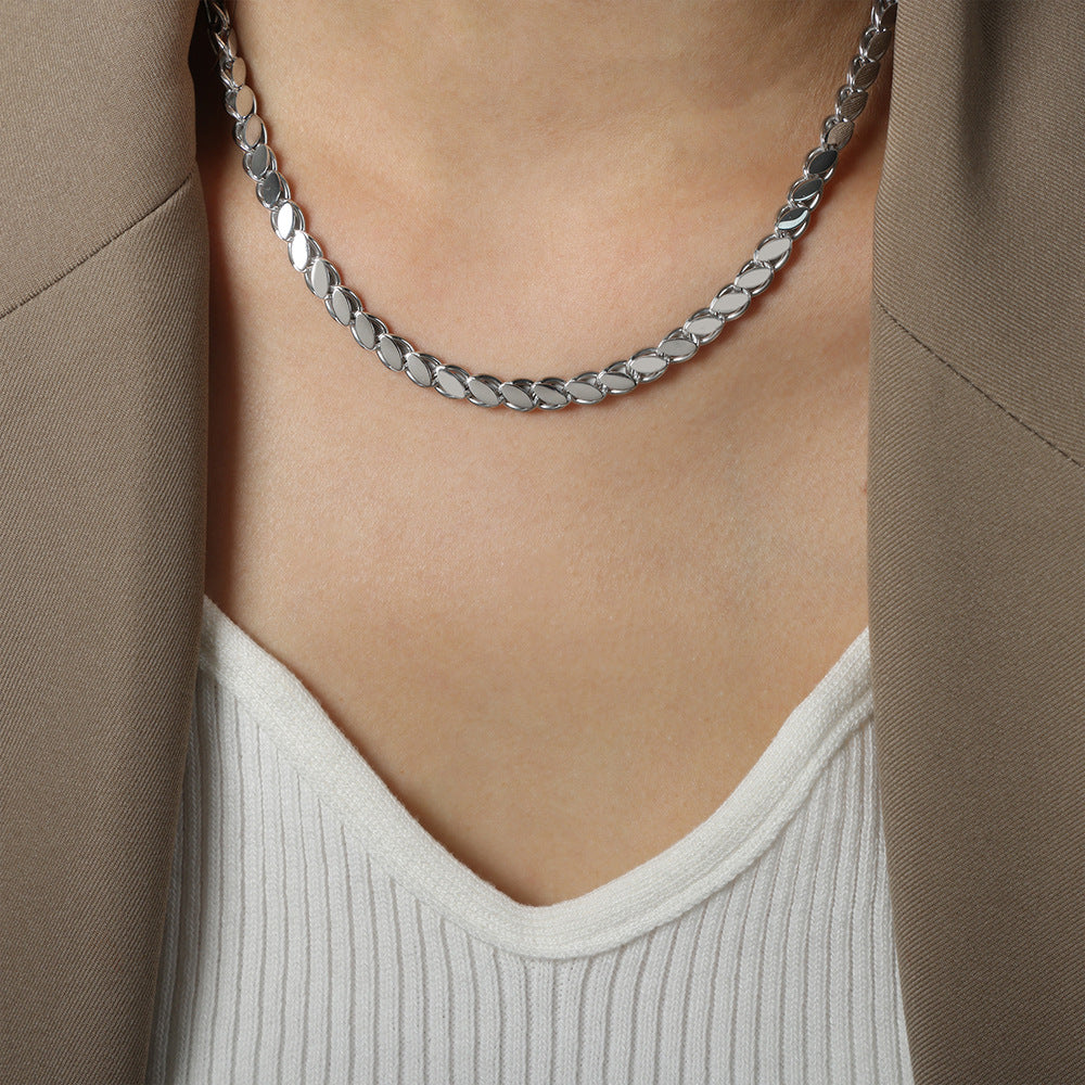 Classic Ridge Link Bracelet - Moonix