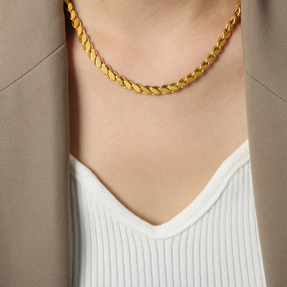 Classic Ridge Link Bracelet - Moonix