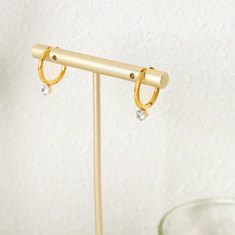 Classic Sparkle Drop Earring - Moonix