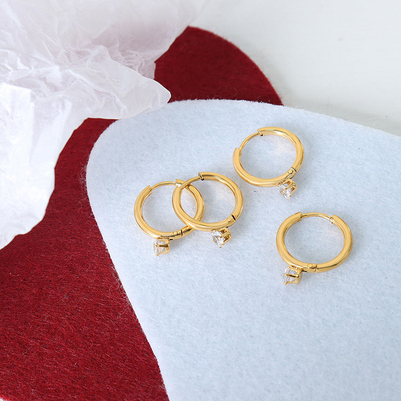 Classic Sparkle Drop Earring - Moonix