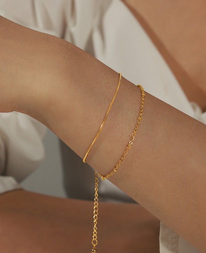 Classic Twin Strand Bracelet - Moonix