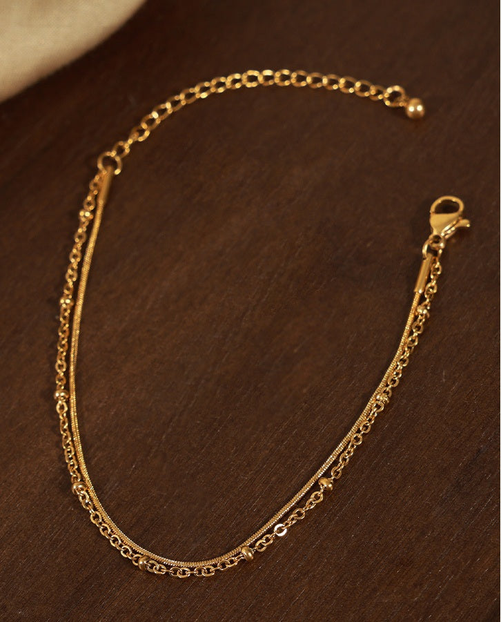 Classic Twin Strand Bracelet - Moonix