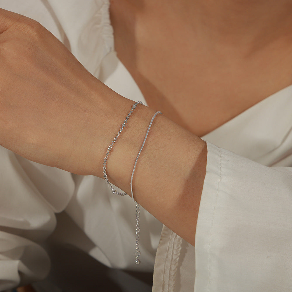 Classic Twin Strand Bracelet - Moonix
