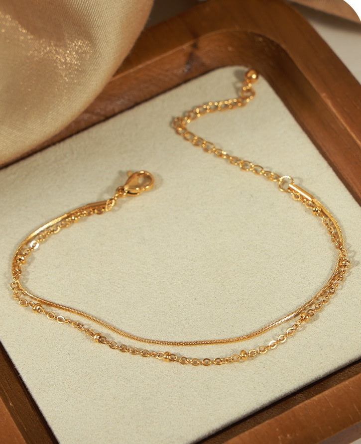 Classic Twin Strand Bracelet - Moonix