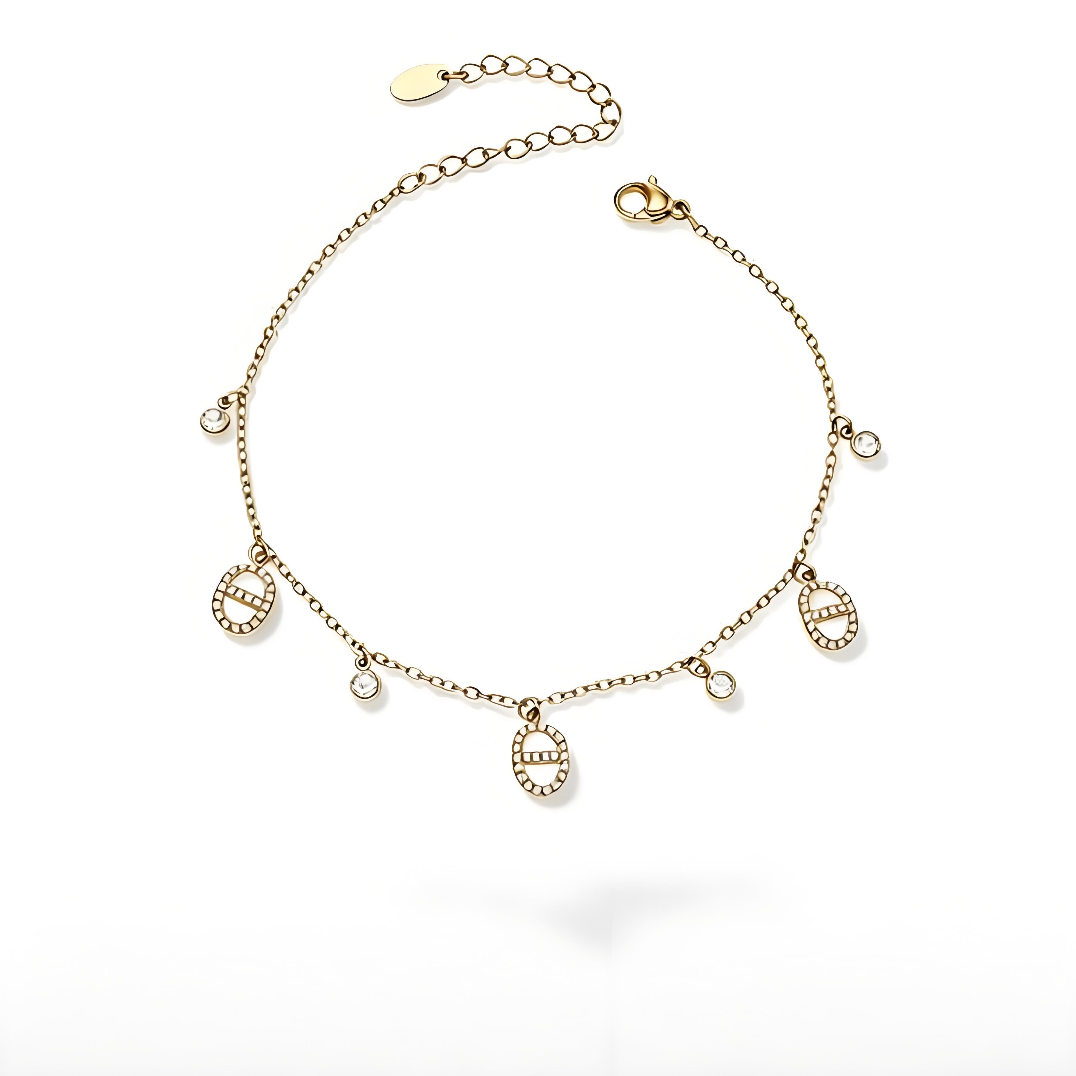 Dainty Oval Bracelet - Moonix