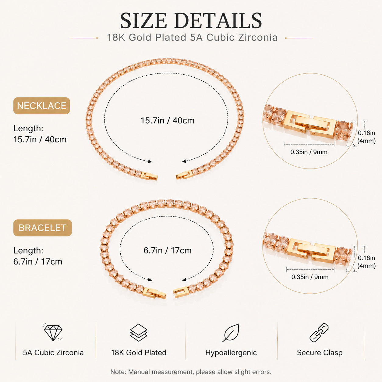 Elegant Classic Tennis Bracelet - Moonix