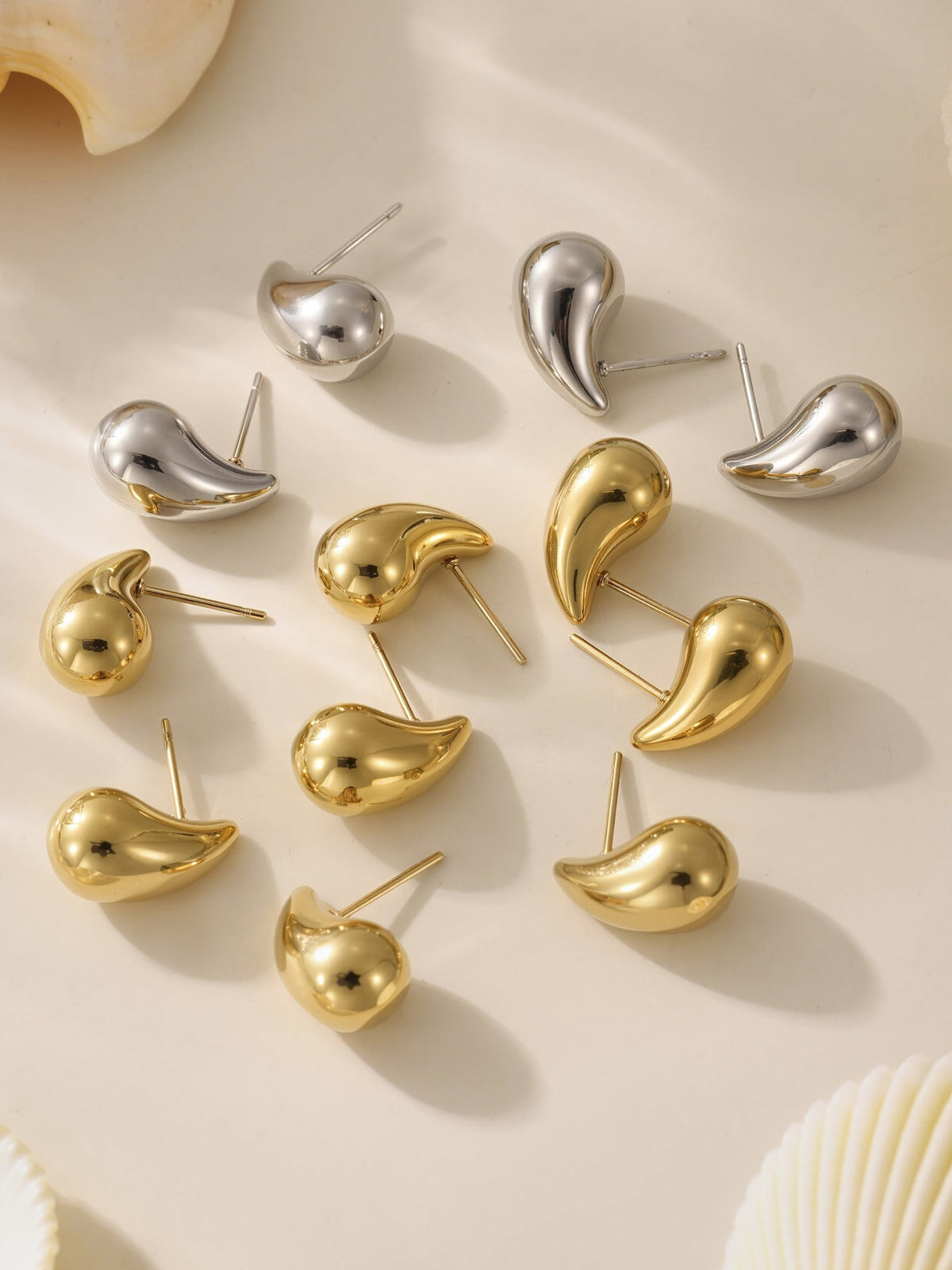 Essential Drop Stud Earrings - Moonix